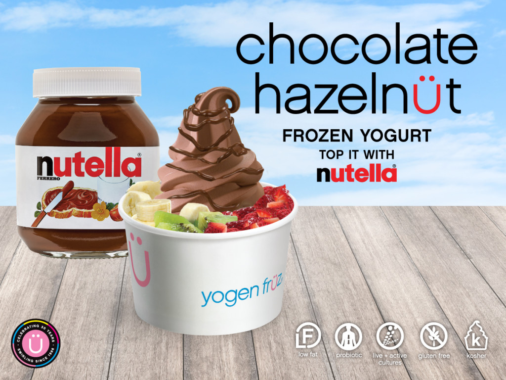 Yf Chocohazelnutnutella Facebook - Ice Cream Yogen Fruz , HD Wallpaper & Backgrounds