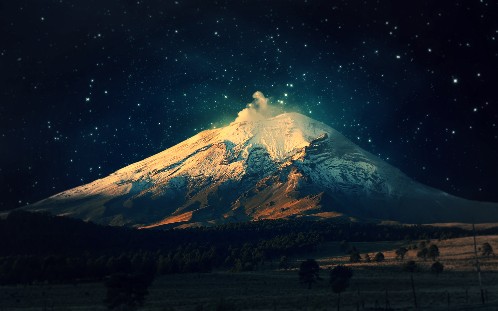 Wallpaper Collection - Mountain Night , HD Wallpaper & Backgrounds