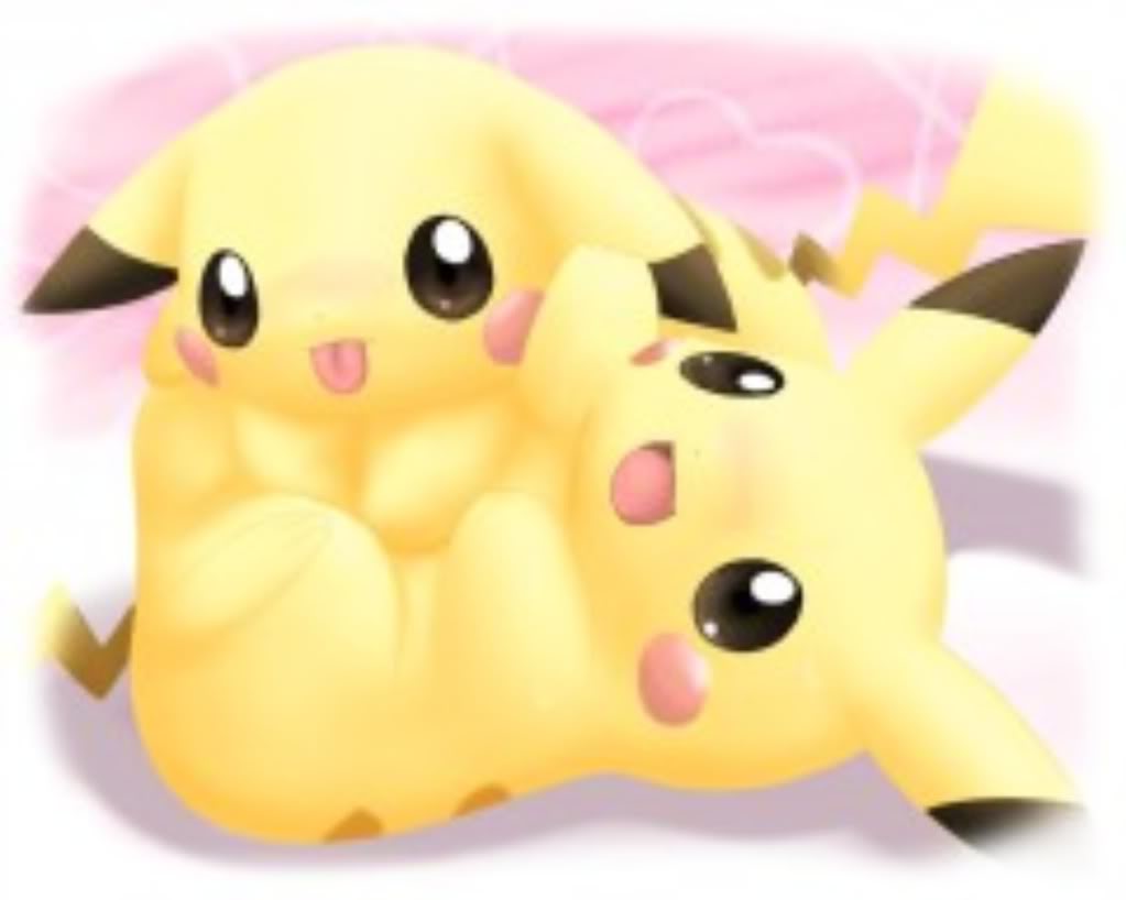 Cute Pokemon Wallpaper - Pikachu Y Su Novia , HD Wallpaper & Backgrounds