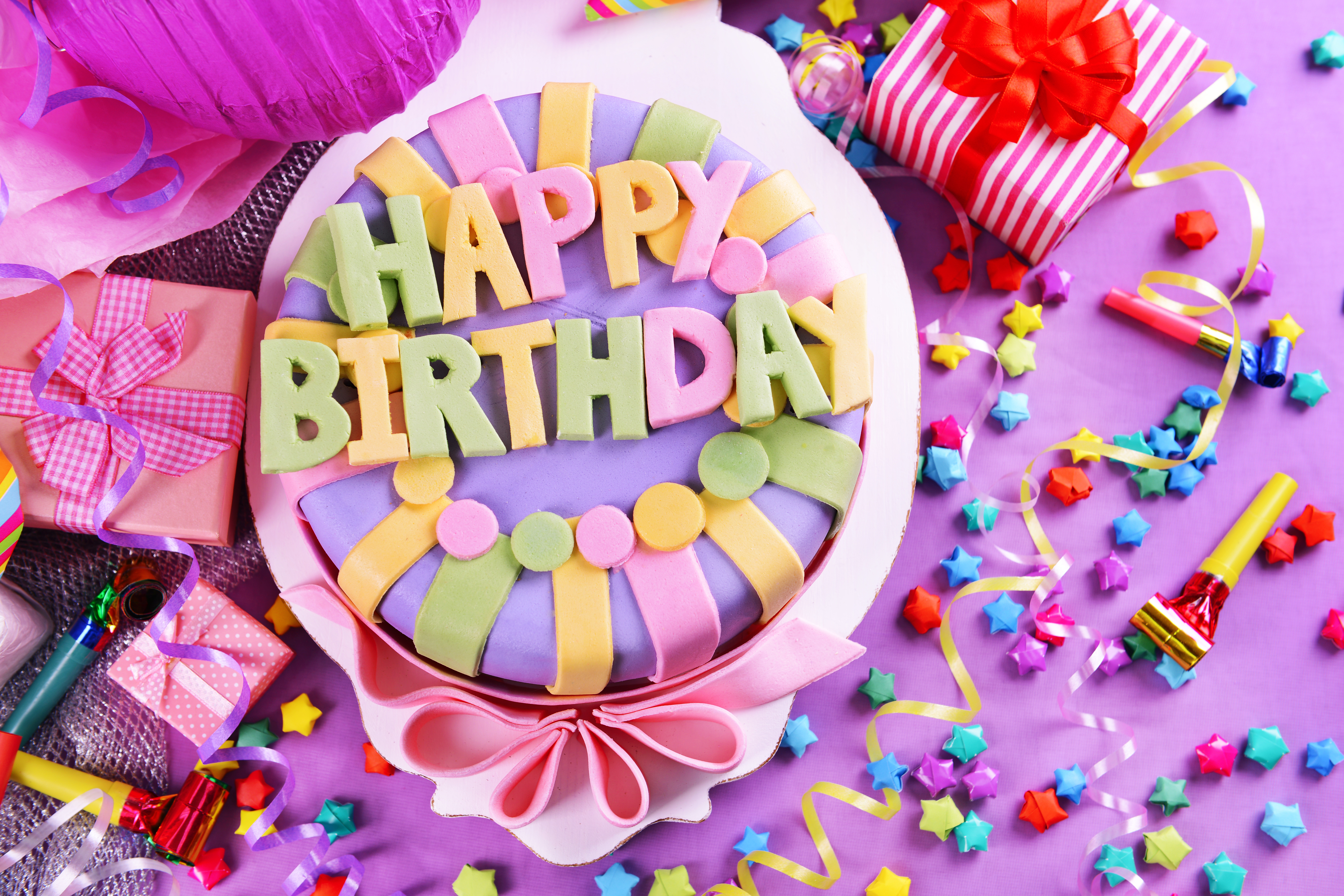 Tablet - Cake Happy Birthday 4k , HD Wallpaper & Backgrounds