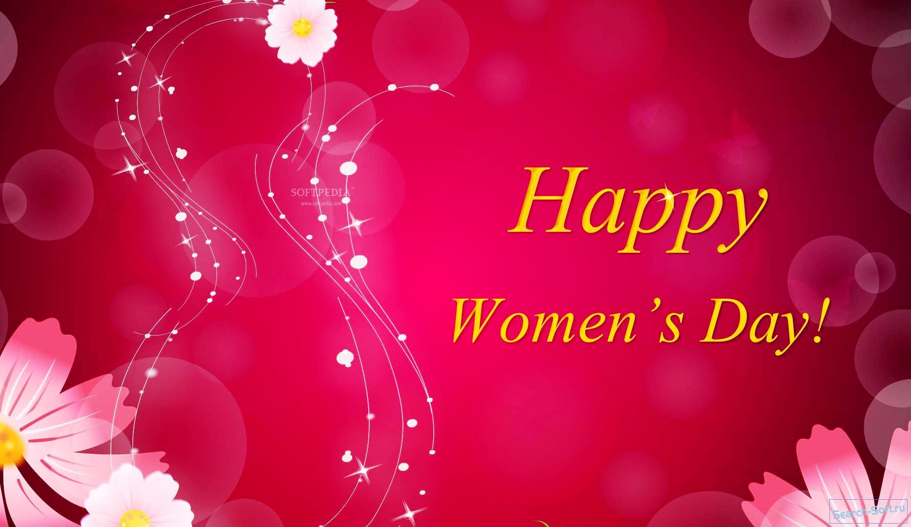 Holidays International Womens Day Happiness In Womens - Happy Women's Day 8 3 , HD Wallpaper & Backgrounds