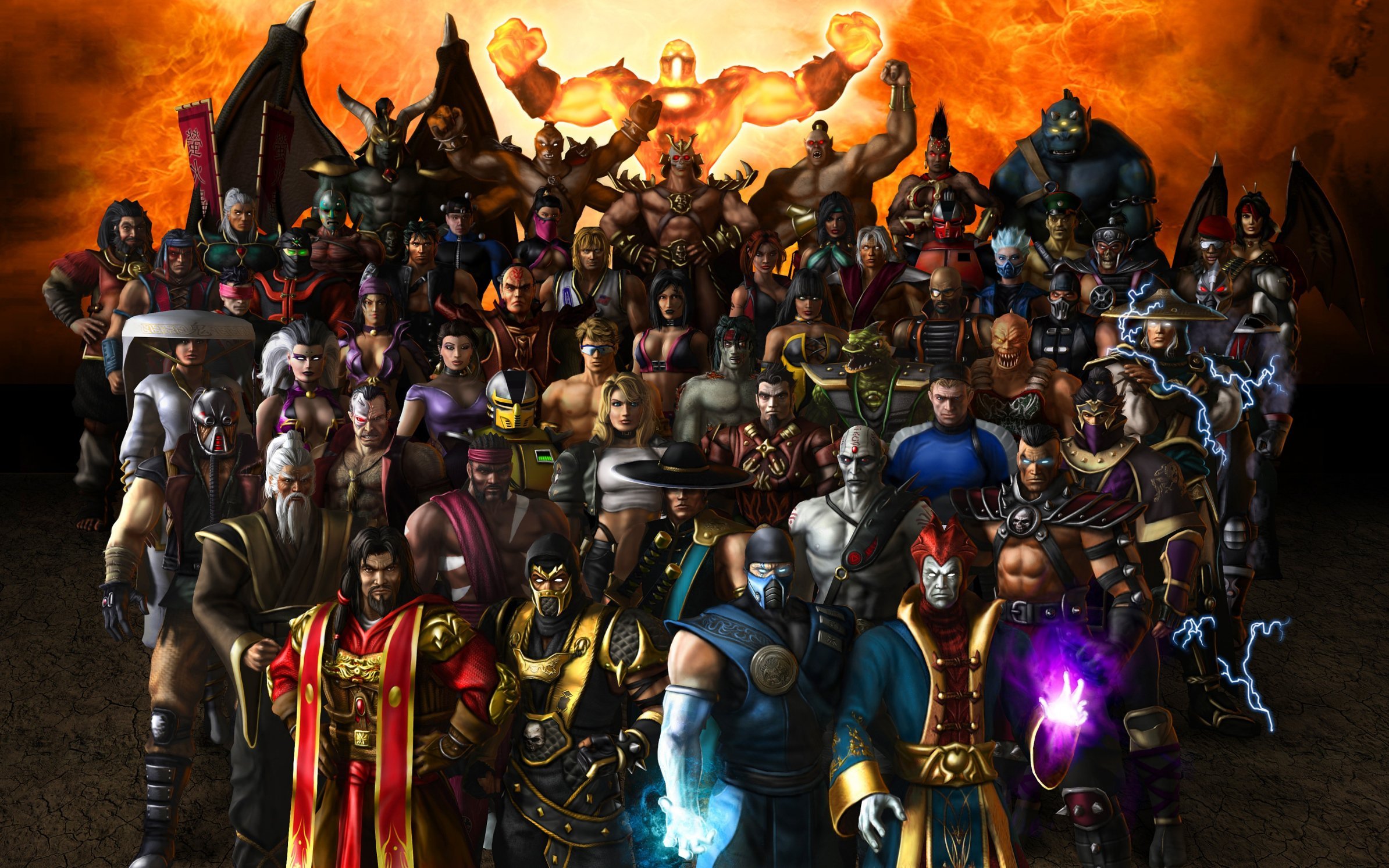 Wallpaper De Video Juegos - Mortal Kombat , HD Wallpaper & Backgrounds