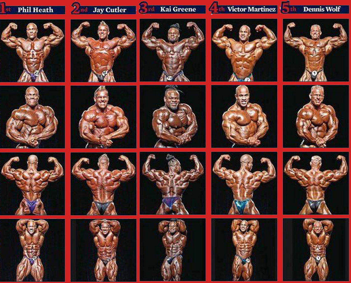 World Top Bodybuilders Comparsion - Phil Heath Mr Olympia 2011 , HD Wallpaper & Backgrounds