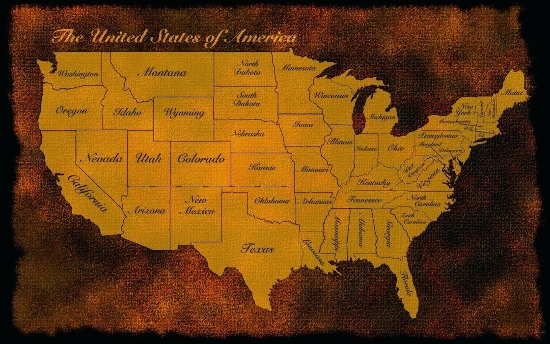 Us Map Wallpaper Us Map Old Rustic States Patriotic - Cirrus Vision Jet Range Map , HD Wallpaper & Backgrounds