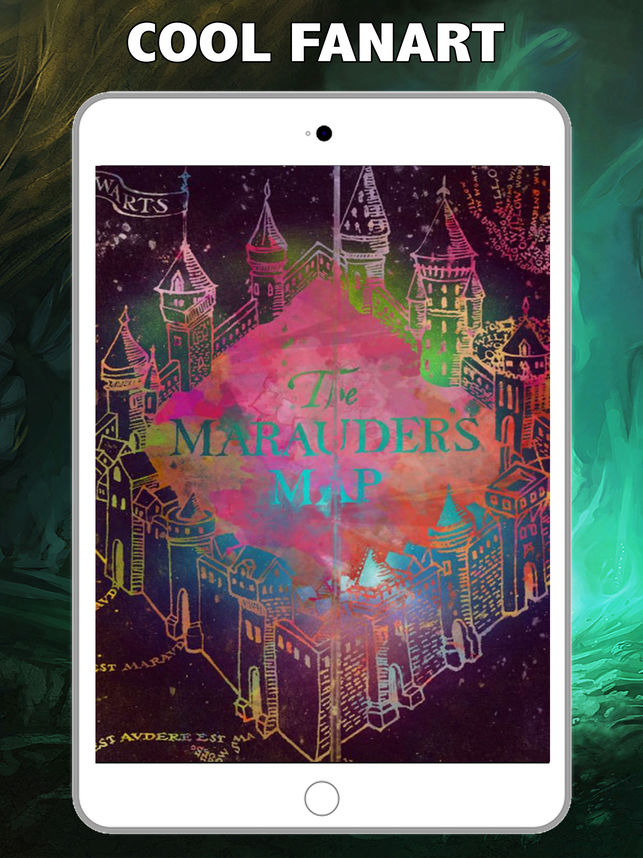 Marauders Map Facebook Lovely Magic Fantasy Free Hd - Harry Potter Colorful Background , HD Wallpaper & Backgrounds