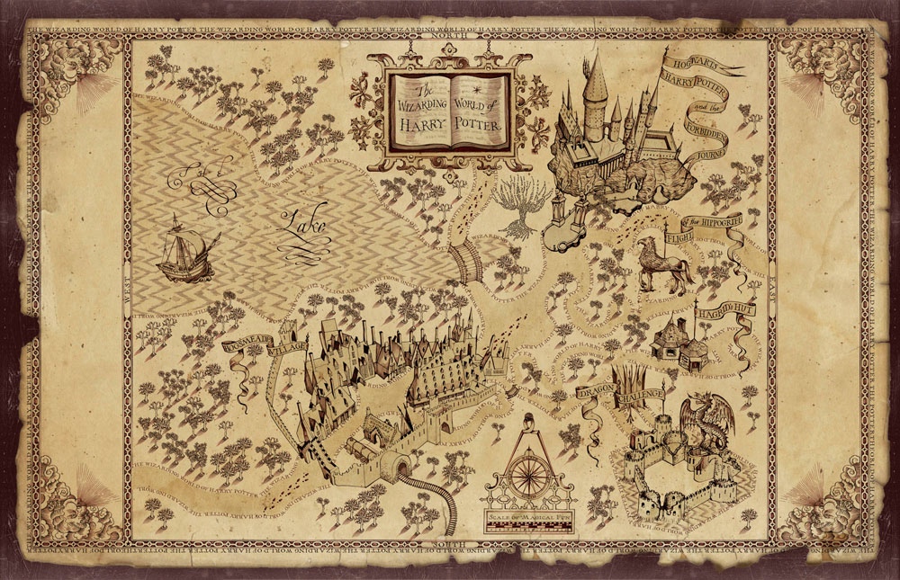 The Wizarding World Of Harry Potter Theme Park - Carte Du Maraudeur Harry Potter A Imprimer , HD Wallpaper & Backgrounds