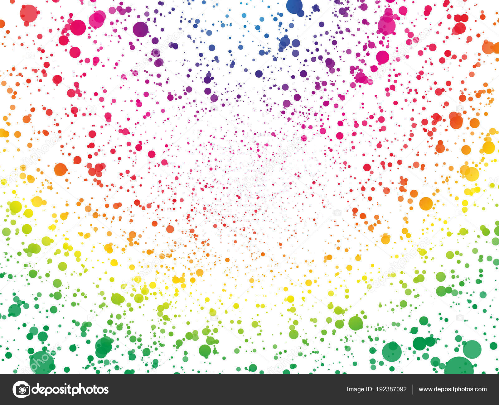 Abstract Spectrum Color Dots Wallpaper Stock Illustration - Color Dots , HD Wallpaper & Backgrounds
