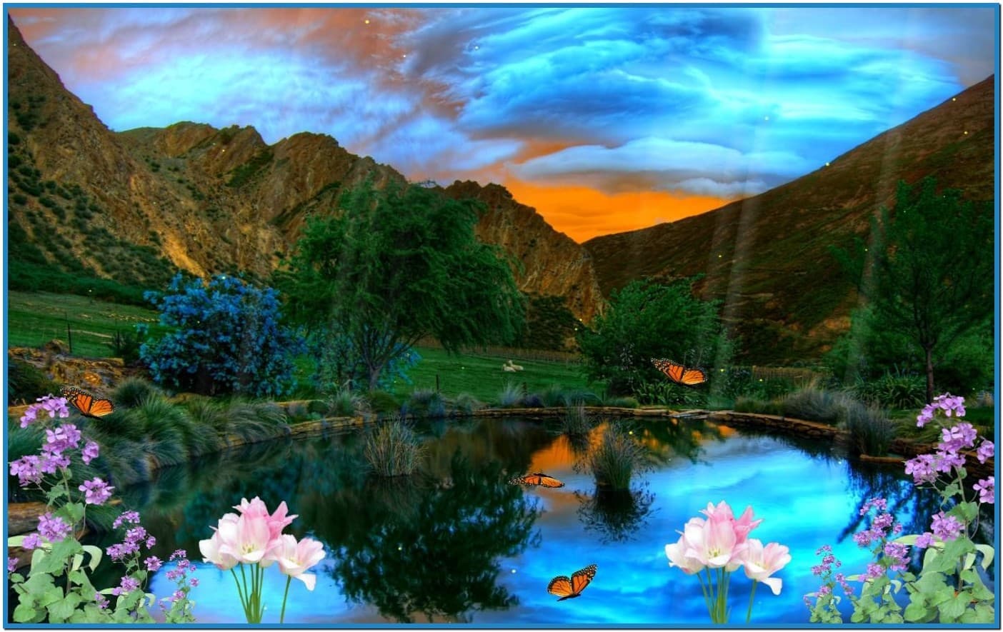 Animated Nature Screensavers Windows - Moving Pictures Of Nature , HD Wallpaper & Backgrounds