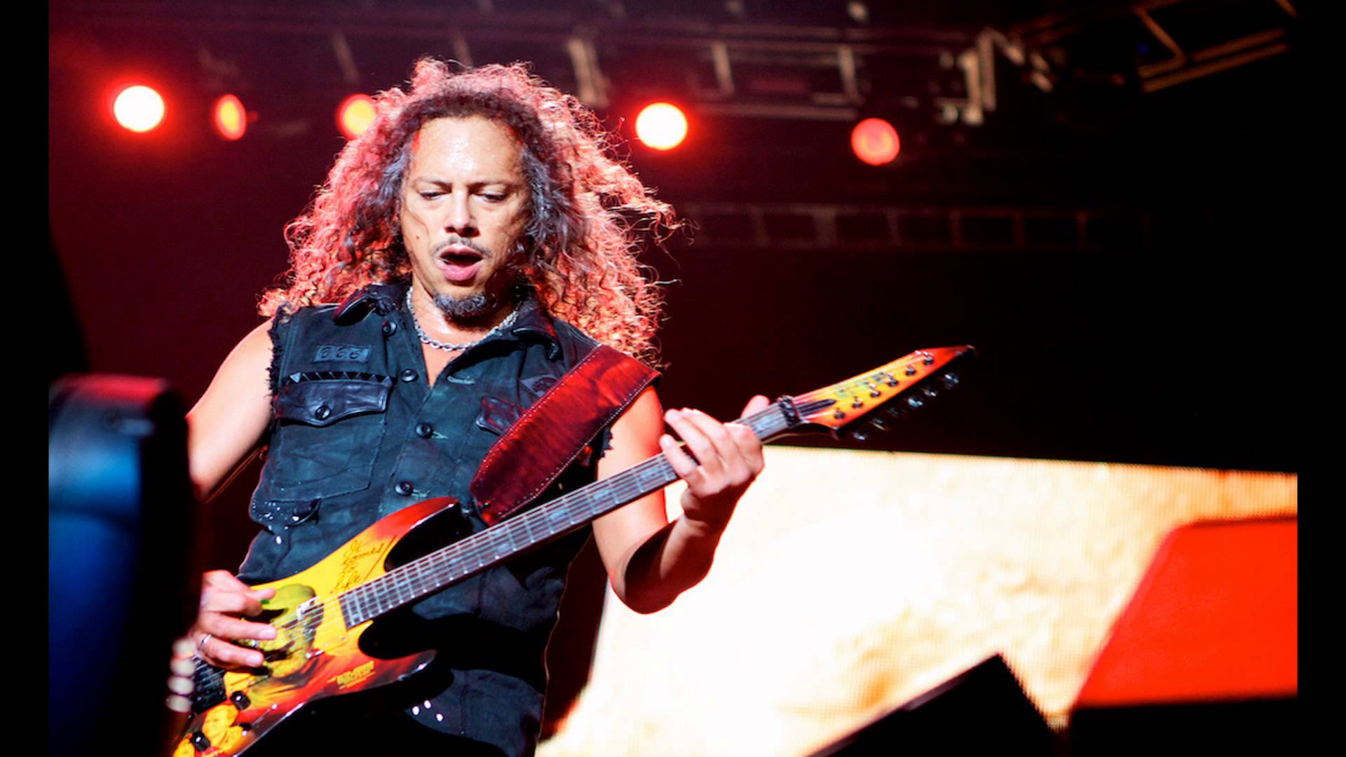 Download Wallpaper - Lead Guitarist Kirk Hammett , HD Wallpaper & Backgrounds
