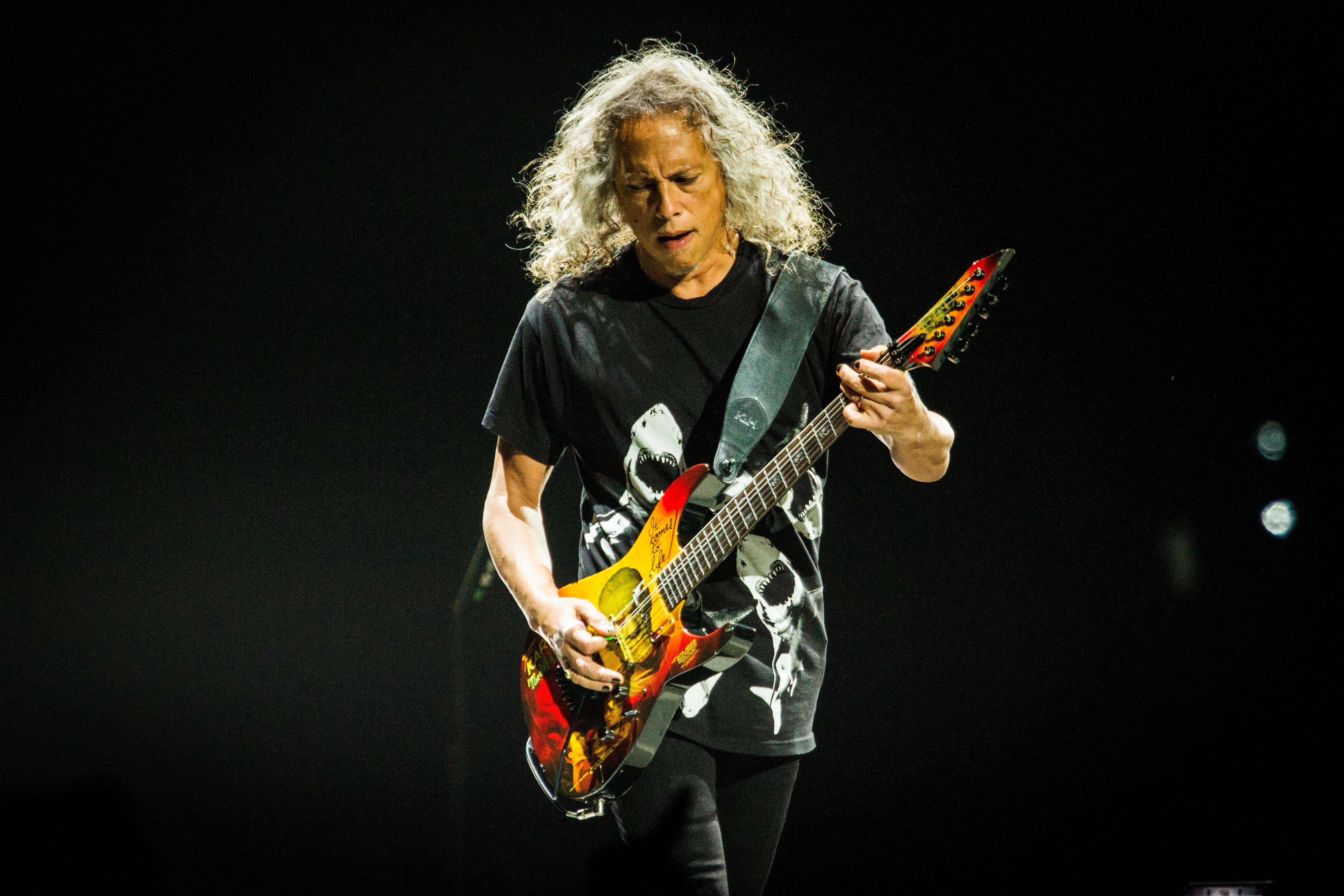 Kirk Hammett Guitars - Kirk Hammett Stratocaster Live , HD Wallpaper & Backgrounds