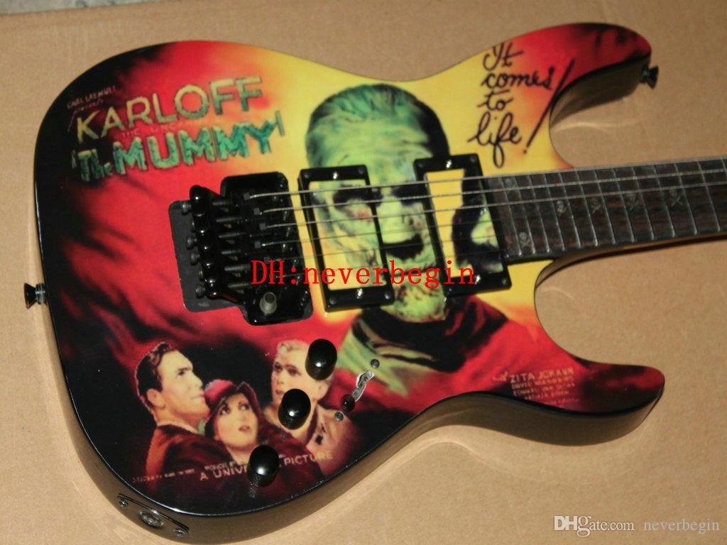 Best Christmas Gifts Kirk Hammett Metallic Kh2 M-ii - Karloff The Mummy Guitar , HD Wallpaper & Backgrounds