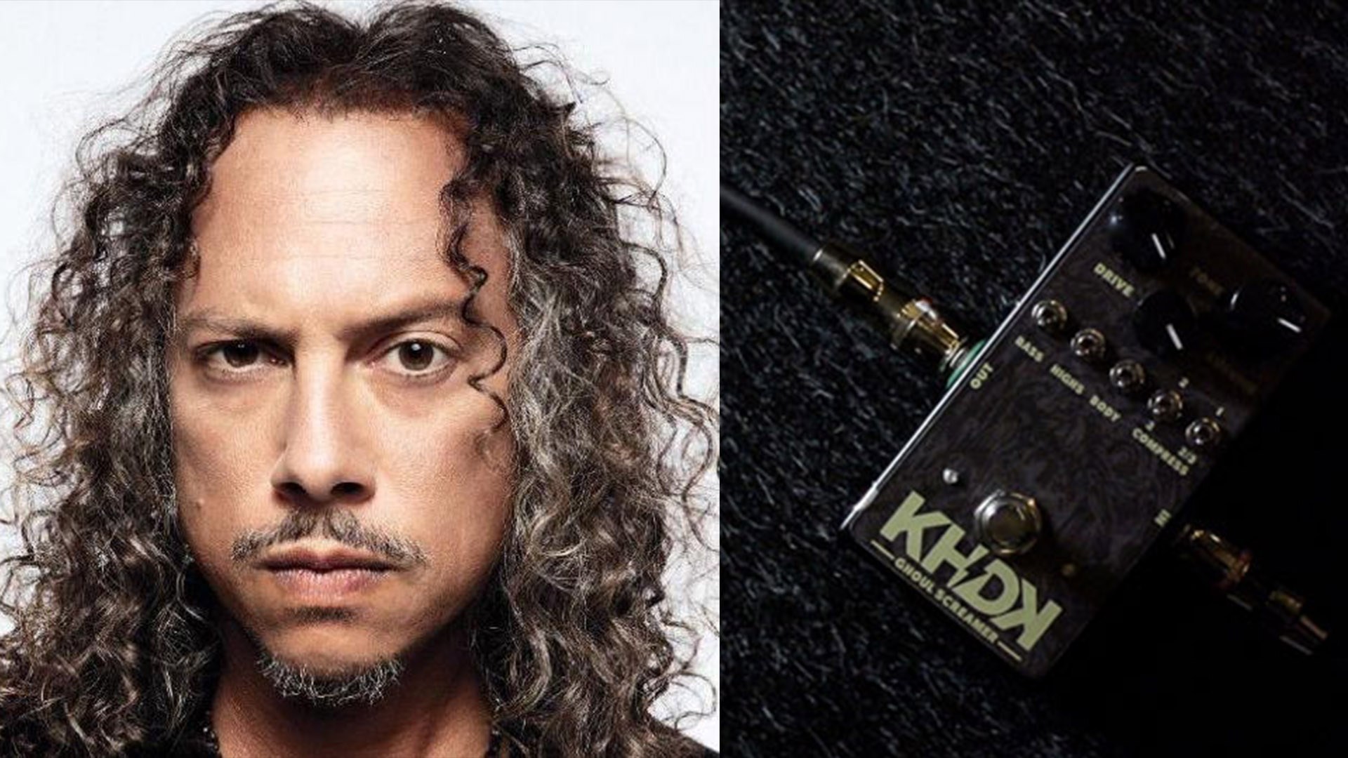 Kirk Hammett's New “ghoul Screamer” Signature Od Pedal - Kirk Hammett James Hetfield , HD Wallpaper & Backgrounds