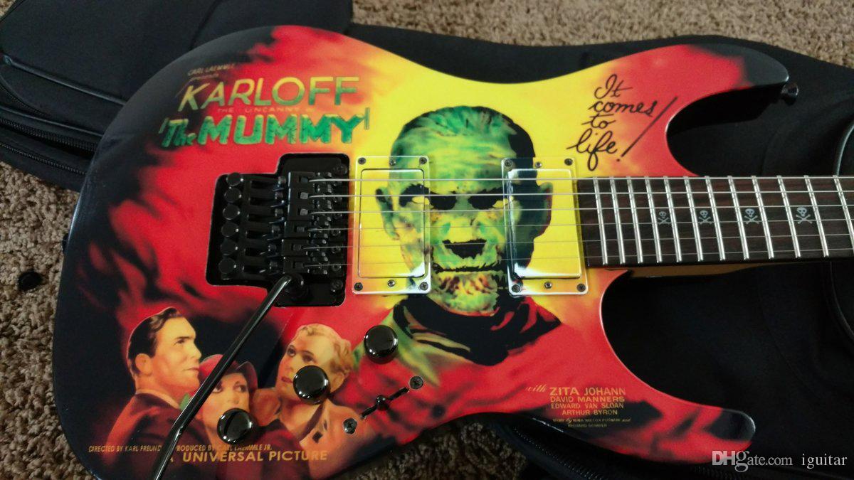 New Custom Shop Kirk Hammett Metallica Guitar Kh 2 - Kirk Hammett Mummy Guitar , HD Wallpaper & Backgrounds