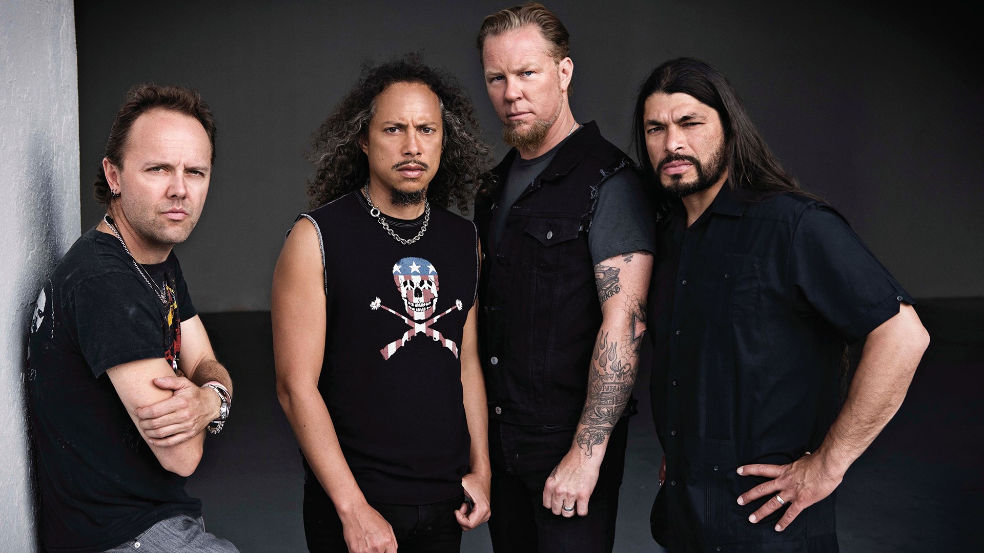 Robert Trujillo Metallica Lars Ulrich Kirk Hammett - Metallica Band Hd , HD Wallpaper & Backgrounds