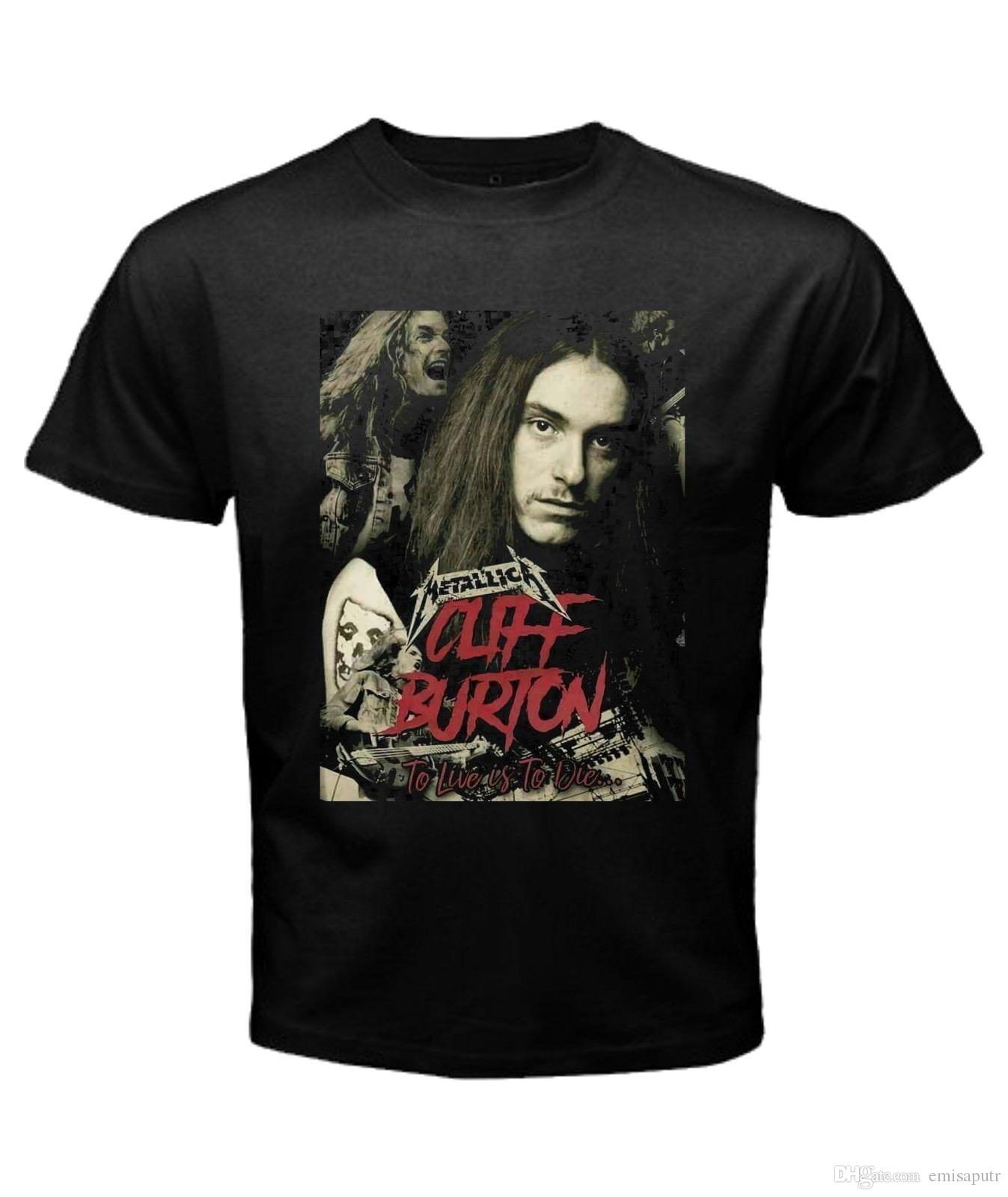 Top Tee The 2nd Bassist Cliff Burton Black T Shirt - Cliff Burton T Shirt , HD Wallpaper & Backgrounds