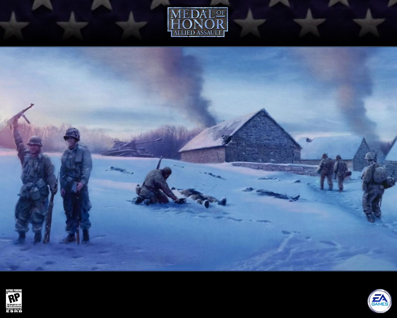 Download Medal Of Honor Allied Assault Snow Wallpaper - Medal Of Honor Allied Assault Background , HD Wallpaper & Backgrounds