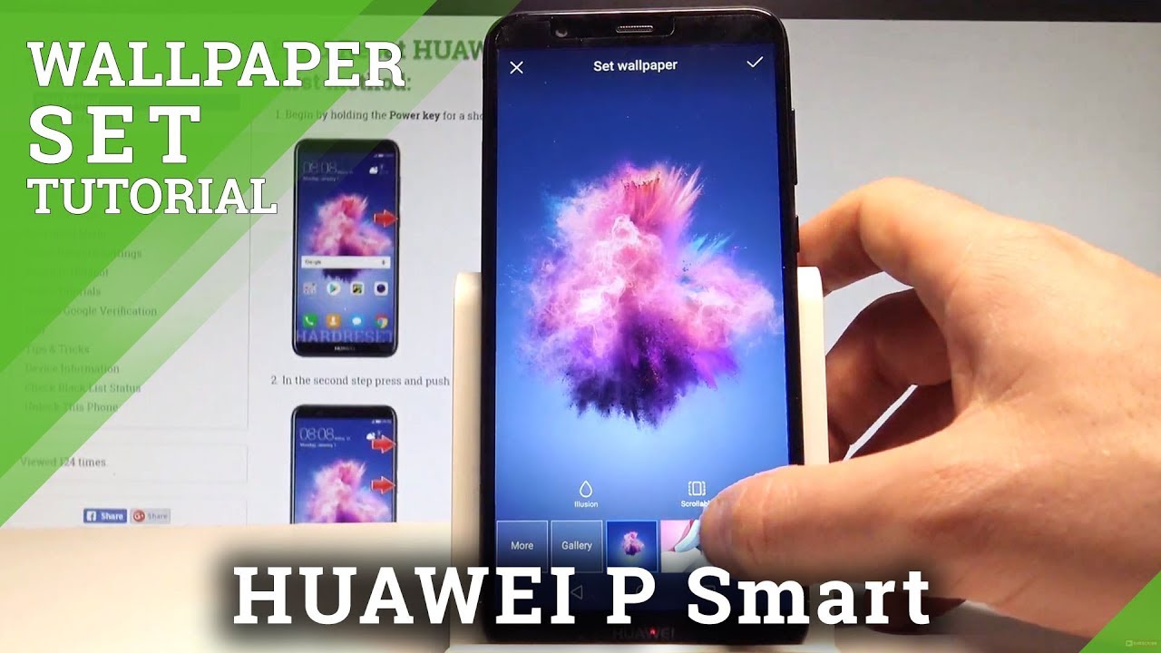 How To Change Wallpaper In Huawei P Smart - Huawei P20 Lite Battery Mah , HD Wallpaper & Backgrounds