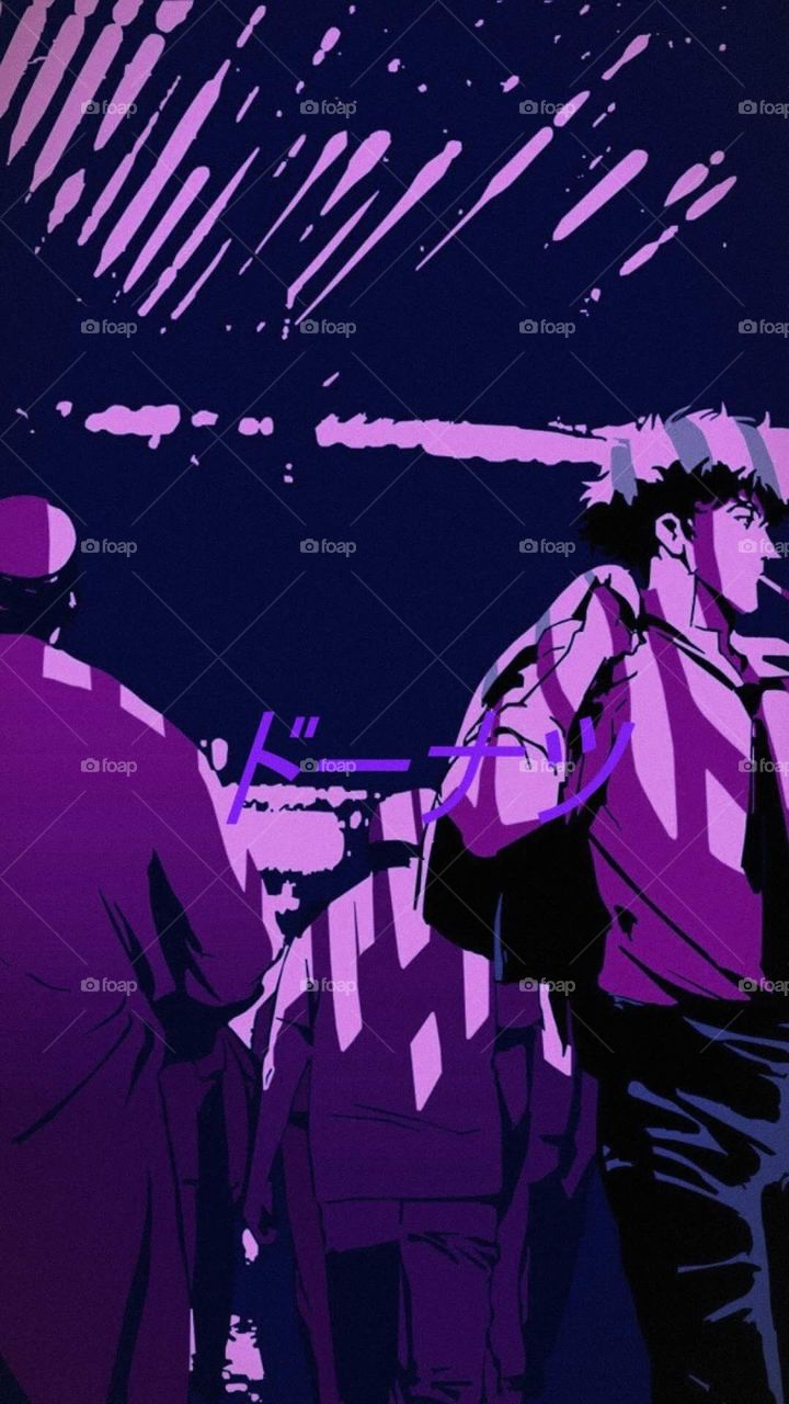 Cowboy Bebop Lofi Vapor Wave Phone Wallpaper, The Words - Cowboy Bebop Wallpaper Phone , HD Wallpaper & Backgrounds