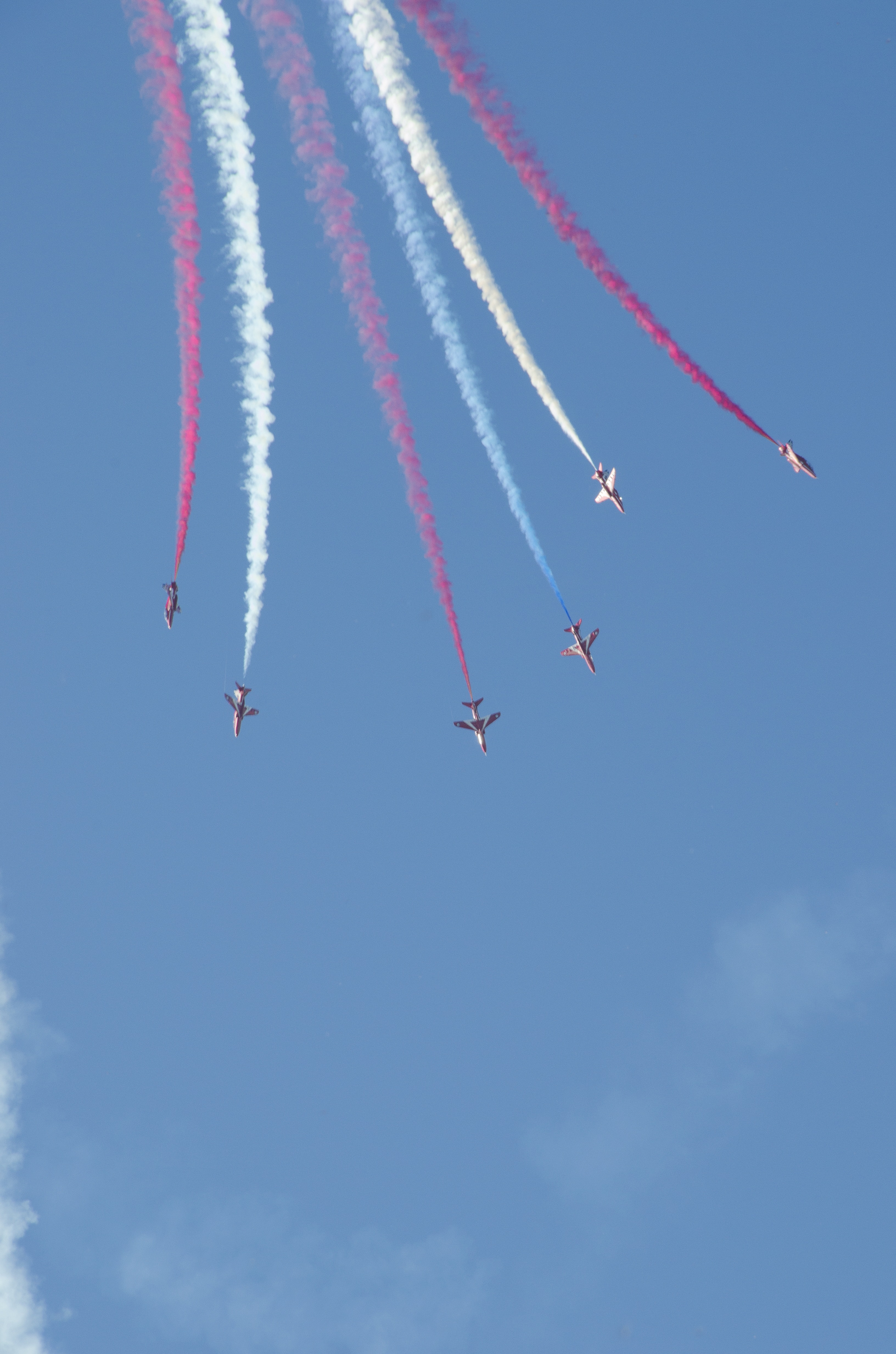 Red Arrows, Airshow, Airplane, Jet, Airshow, Vapor - Air Show , HD Wallpaper & Backgrounds