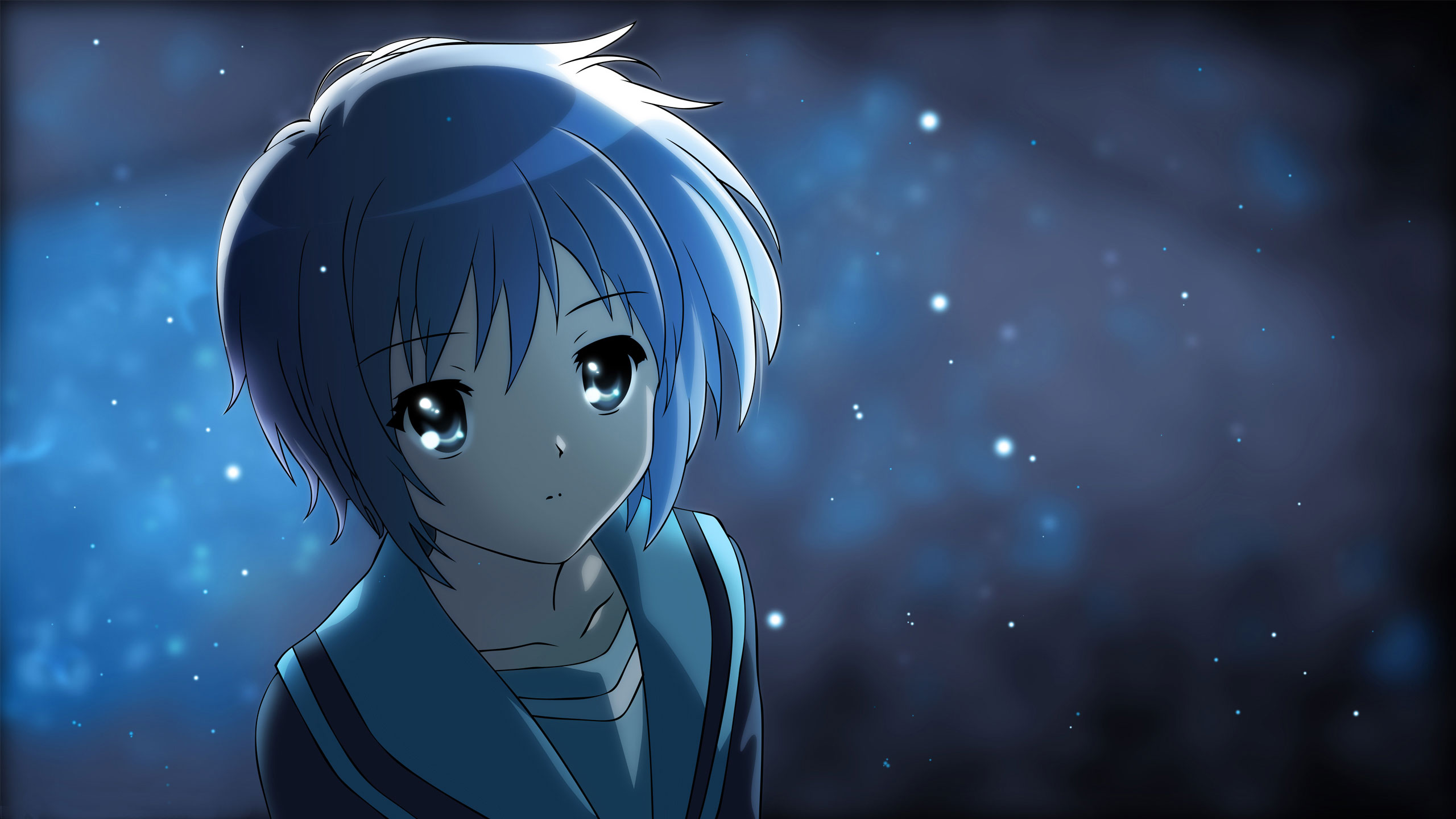 The Melancholy Of Haruhi Suzumiya Wallpaper - Yuki Nagato , HD Wallpaper & Backgrounds