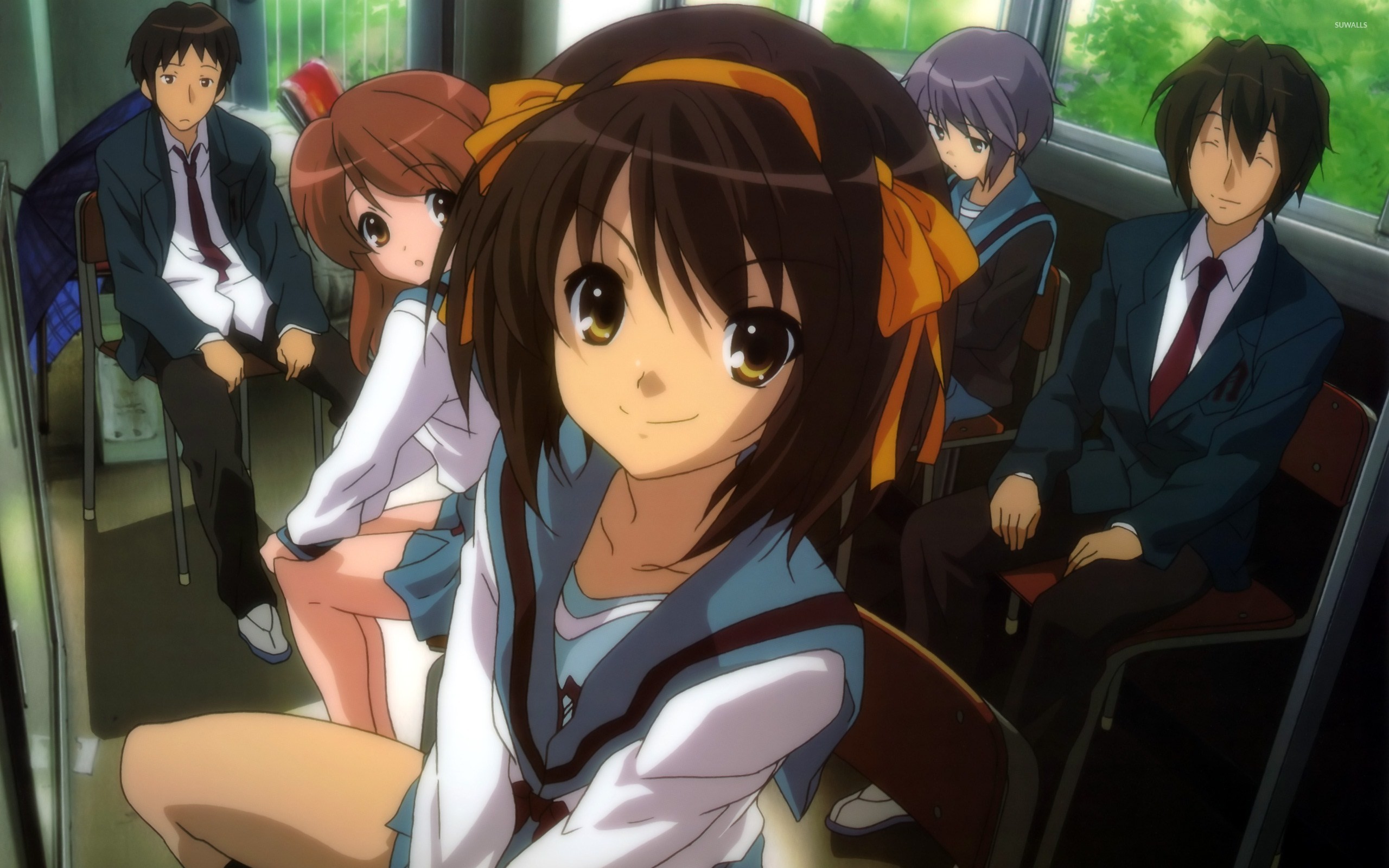 Haruhi Suzumiya Wallpaper Hd , HD Wallpaper & Backgrounds