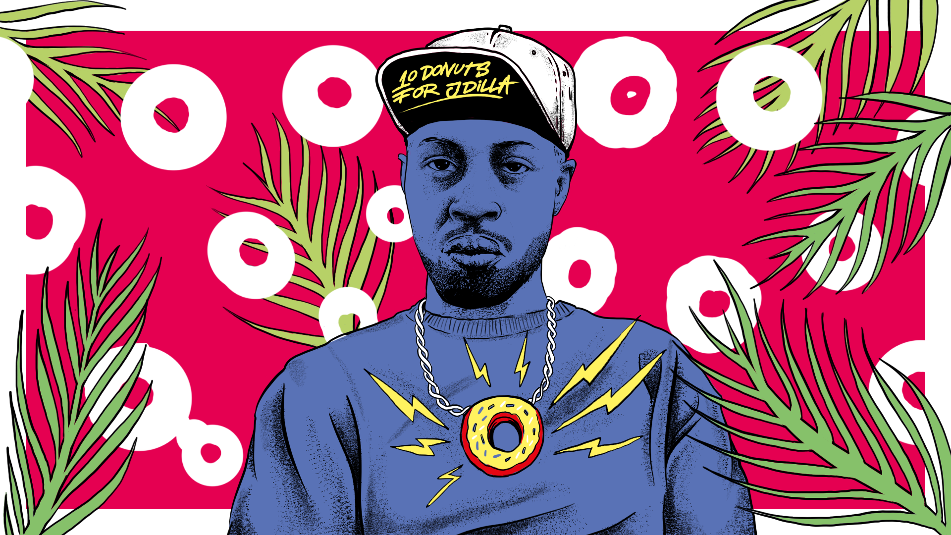 10 Donuts For J Dilla Is An Audiovisual Tribute 2 Jay - Poster , HD Wallpaper & Backgrounds