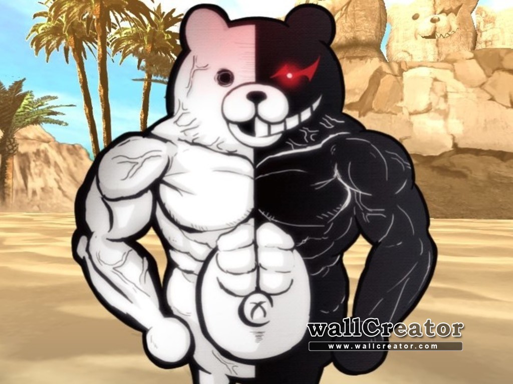 Monokuma Eru - Buff Mono Kuma , HD Wallpaper & Backgrounds