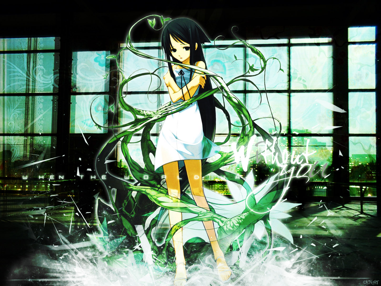Saya No Uta Wallpaper - Girl With Plant Powers , HD Wallpaper & Backgrounds