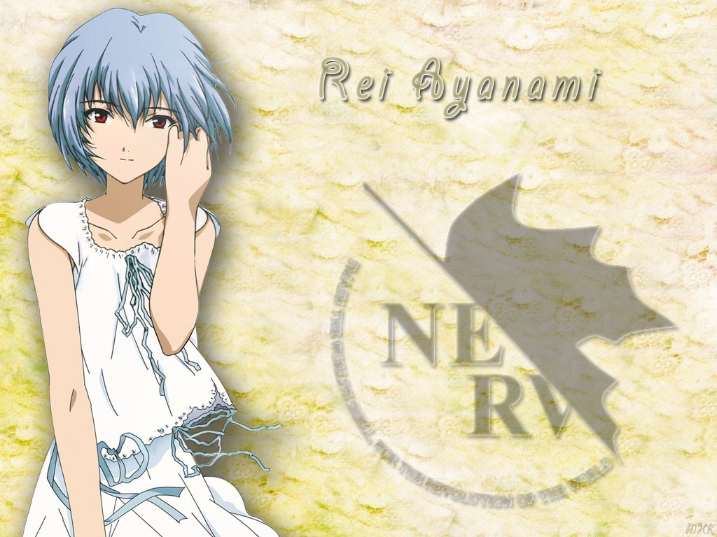 Ayanami Rei Anime Blue Hair Neon Genesis Evangelion - Neon Genesis Evangelion , HD Wallpaper & Backgrounds