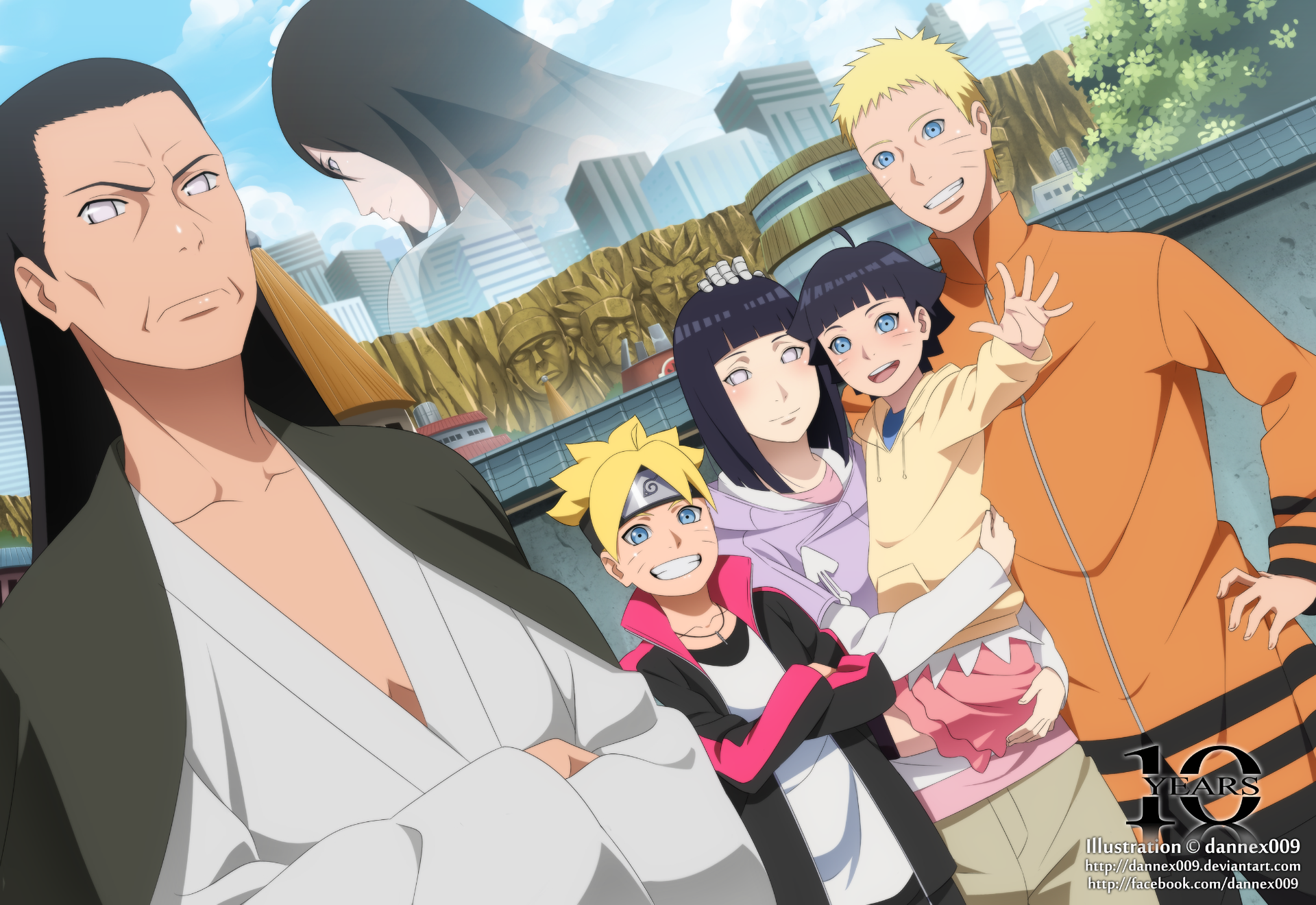 Hd Wallpaper - Naruto And Hinata Family , HD Wallpaper & Backgrounds