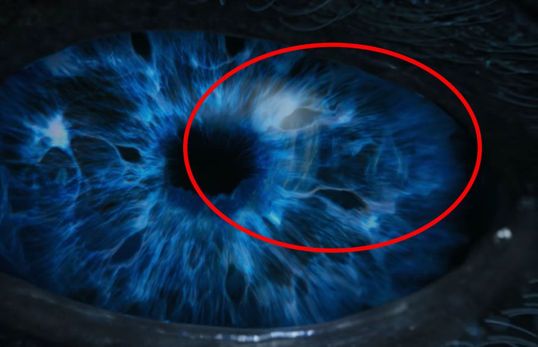 According To Facelessgreensear, The Lines Which Appears - Night King Eyes , HD Wallpaper & Backgrounds