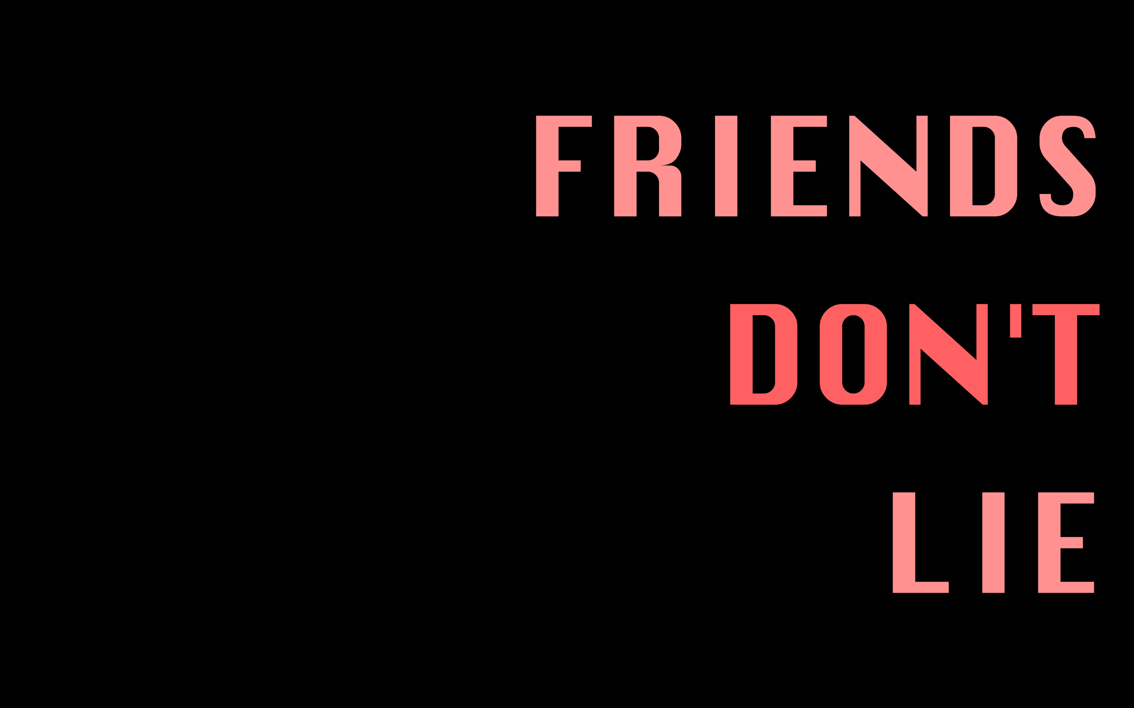 Wallpaper Inscription, Friends, Lies, Loyalty, Dedication - Друзья Ложь , HD Wallpaper & Backgrounds