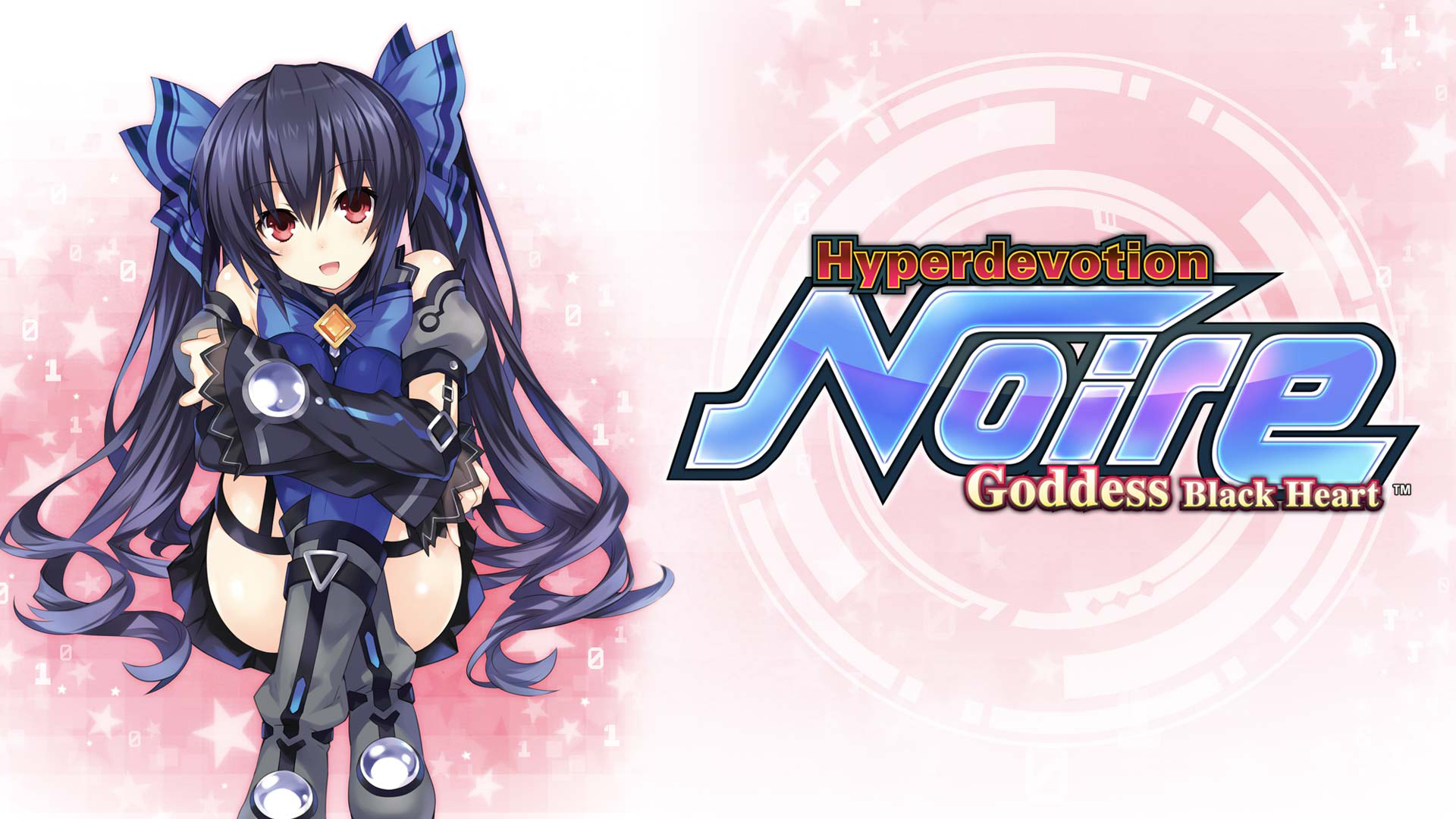 Goddess Black Heart Wallpaper 015 Noire - Hyperdevotion Noire Goddess Black Heart , HD Wallpaper & Backgrounds