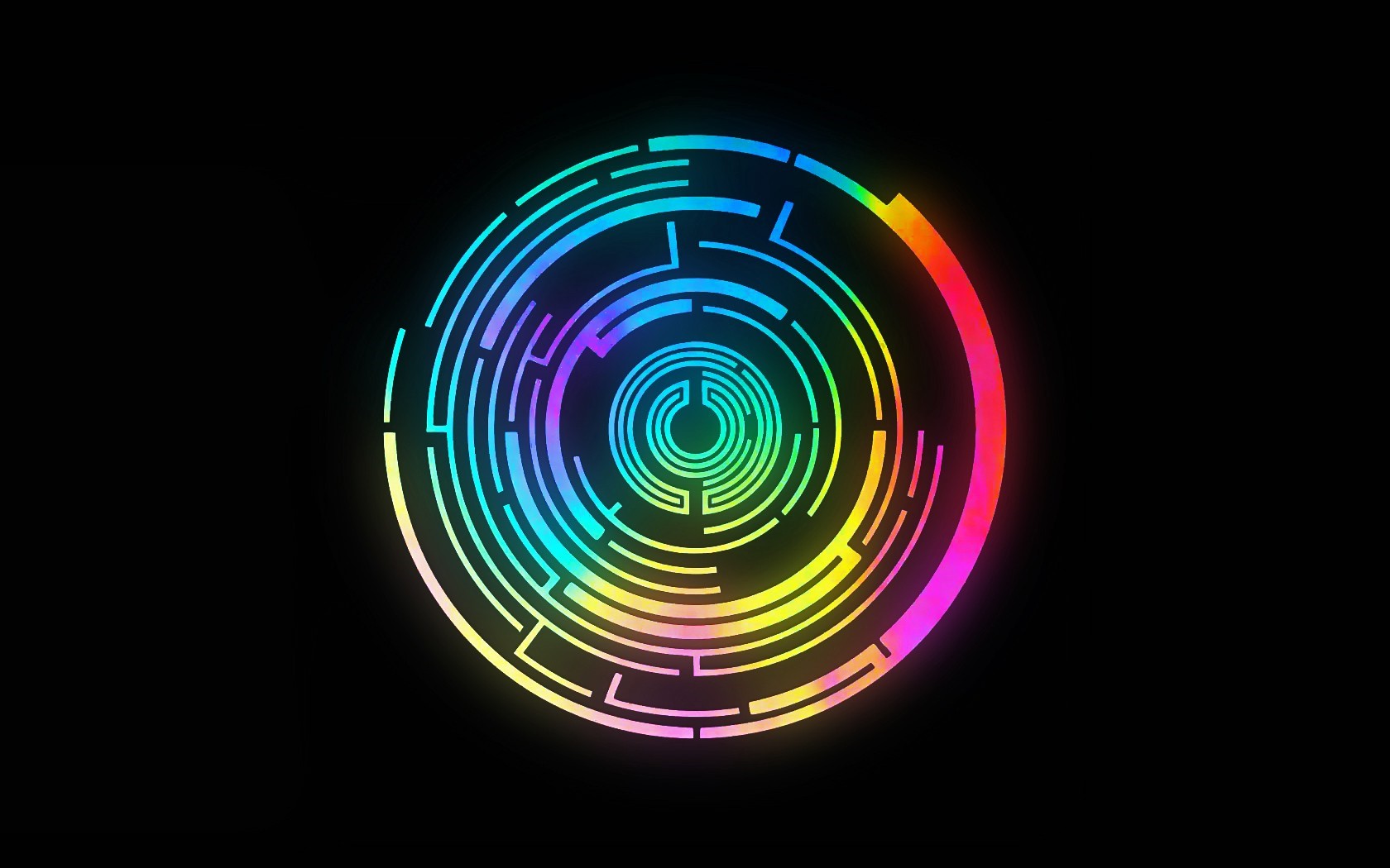 Abstract Colorful Circle Pendulum Wallpaper And Background - Pendulum The Other Side , HD Wallpaper & Backgrounds