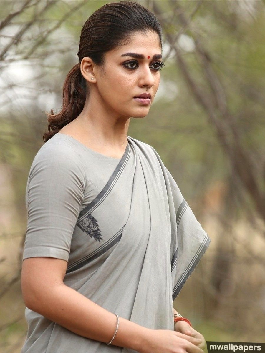 Download Beautiful Nayanthara Hd Photos In Saree In - Nayanthara In Aramm Movie , HD Wallpaper & Backgrounds