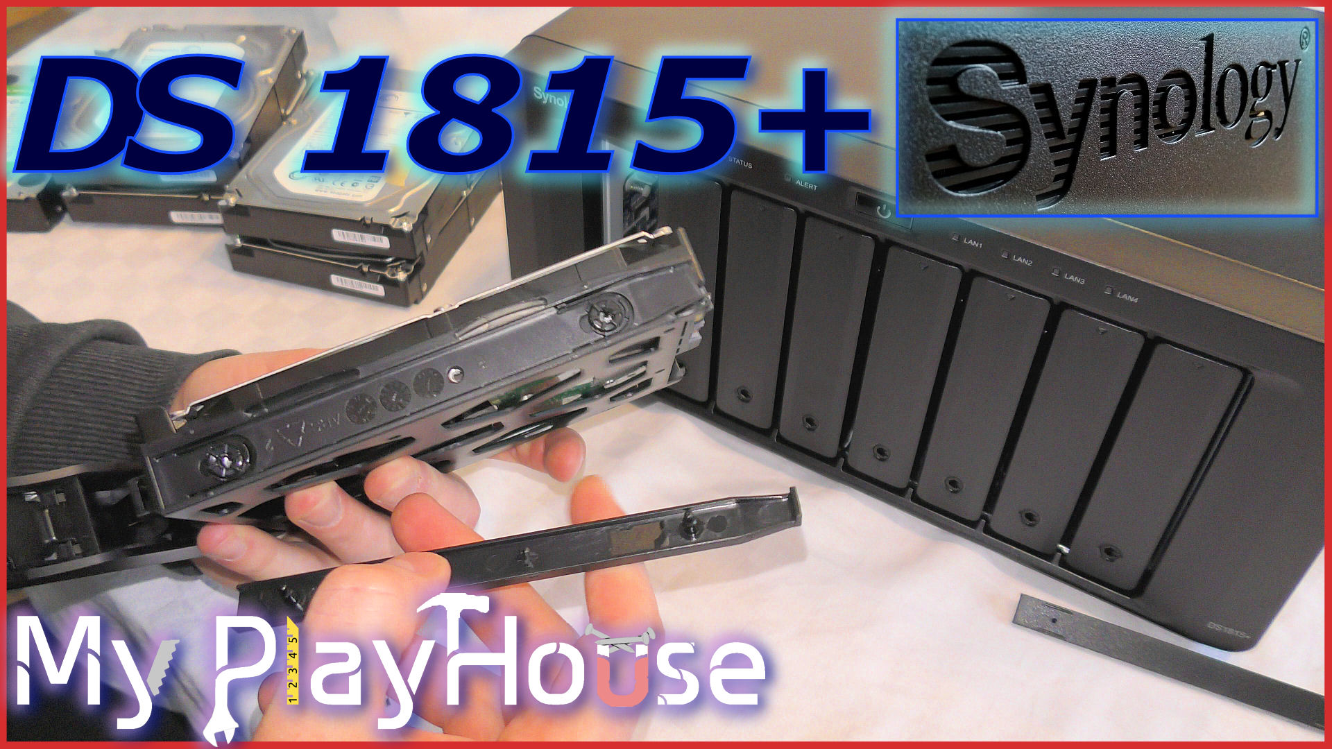 New Synology Ds1815 Unboxing And Powered Up - Wii , HD Wallpaper & Backgrounds