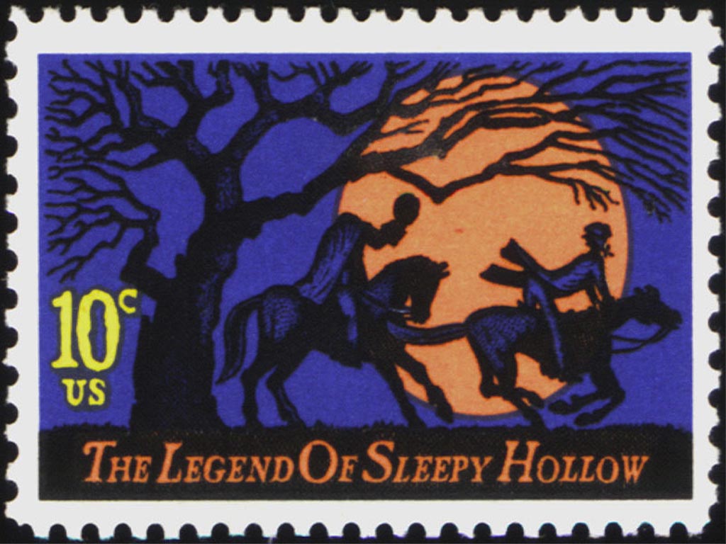 The Legend Of Sleepy Hollow - Legend Of Sleepy Hollow Stamp , HD Wallpaper & Backgrounds