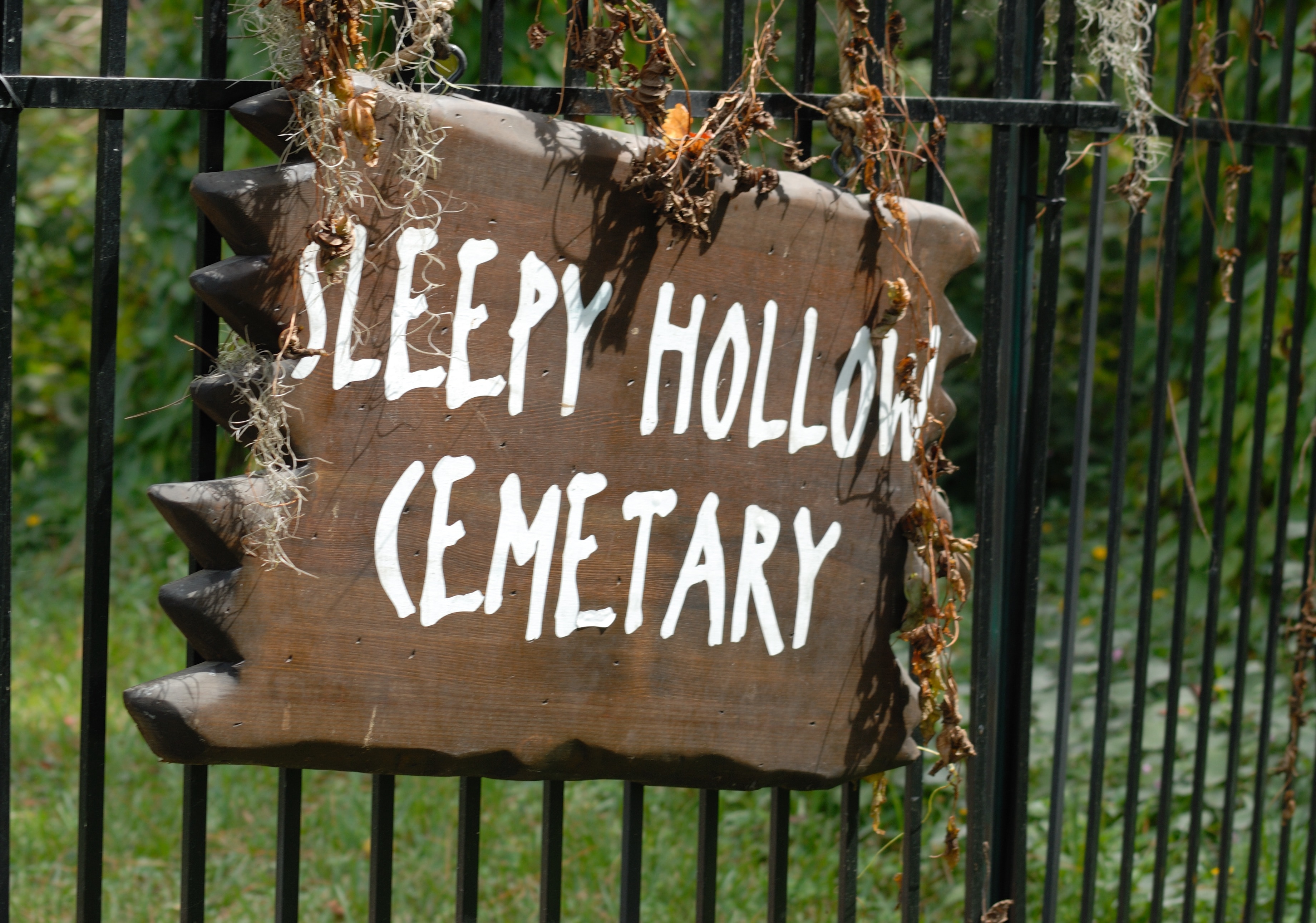 Brown Sleepy Hollow Cemetary Signage Preview - Sleepy Hollow Cemetery , HD Wallpaper & Backgrounds