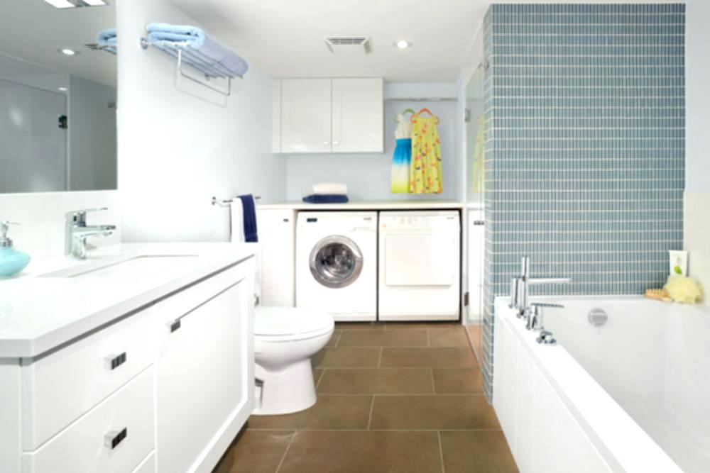 Bathroom And Laundry Room Designs Bathroom Laundry - Laundry Room , HD Wallpaper & Backgrounds