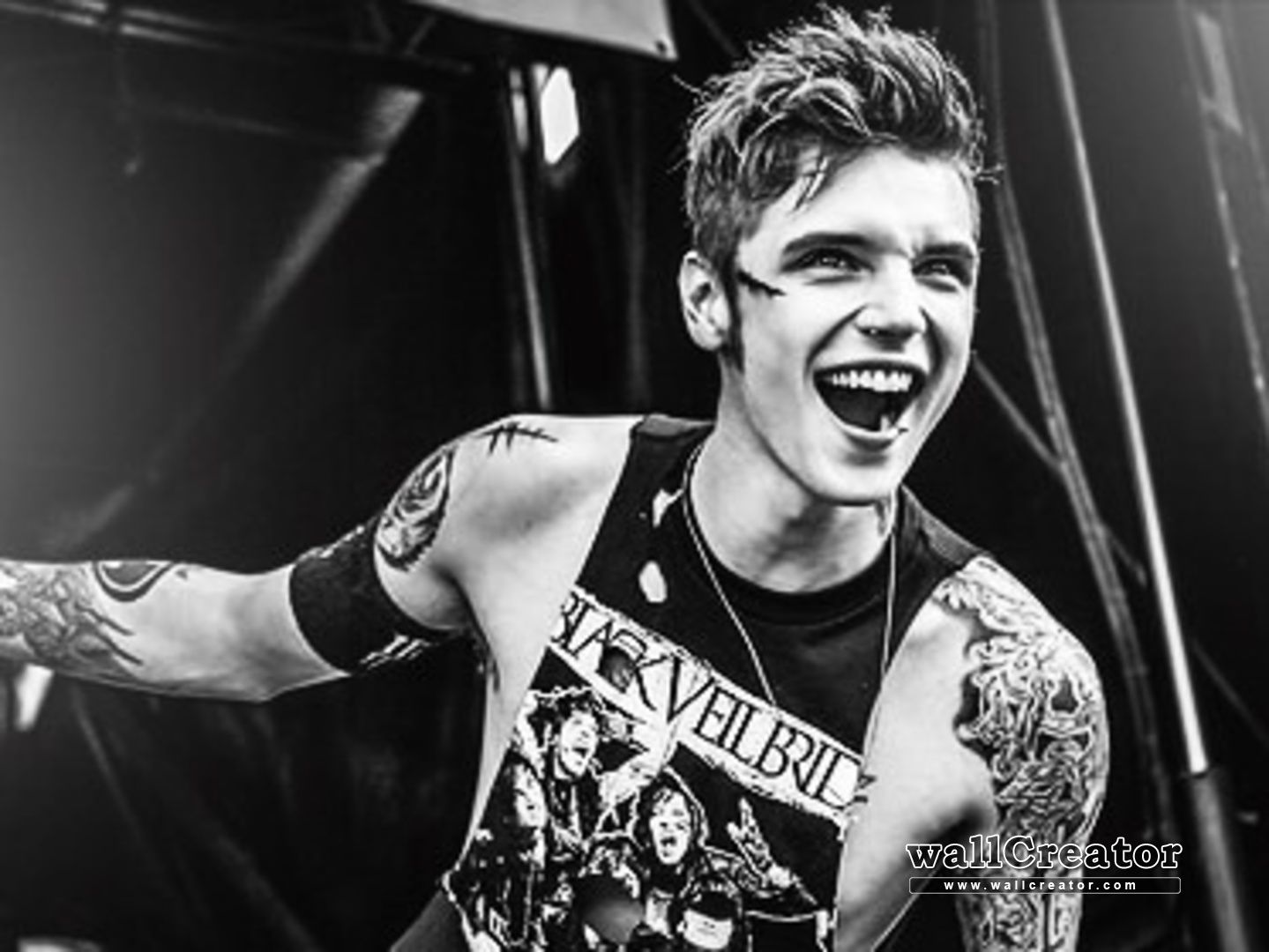 Wallpapers For > Andy Biersack Wallpaper In The End - Andy Biersack , HD Wallpaper & Backgrounds