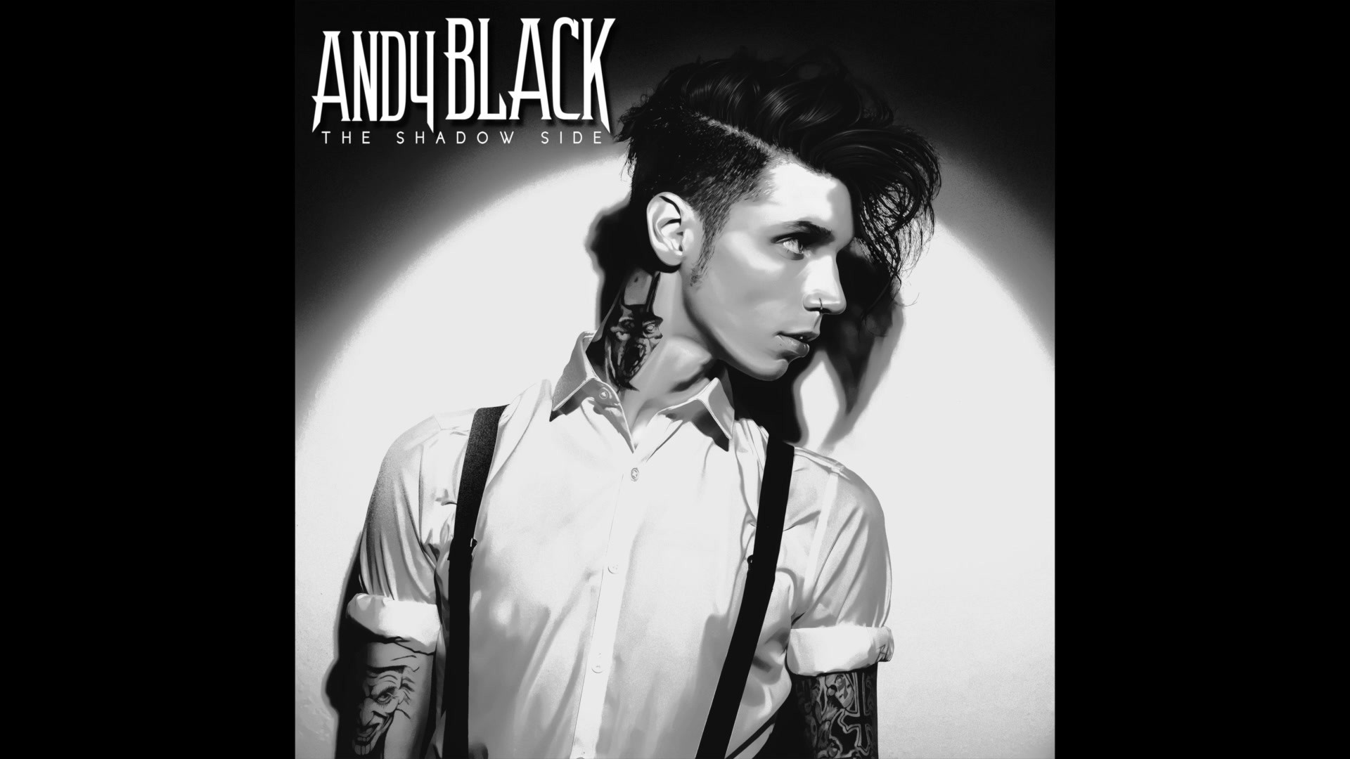 Blink-182/alkaline Trio's Matt Skiba Sings On Andy - Andy Black The Shadow Side Album Cover , HD Wallpaper & Backgrounds