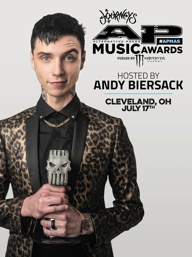 Andy Biersack Clipart Black Veil - Ap Music Awards 2017 , HD Wallpaper & Backgrounds
