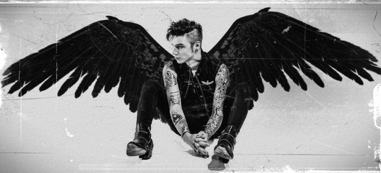 77 Images About Andy Six Bvb On We Heart It - Andy Biersack Fallen Angel , HD Wallpaper & Backgrounds