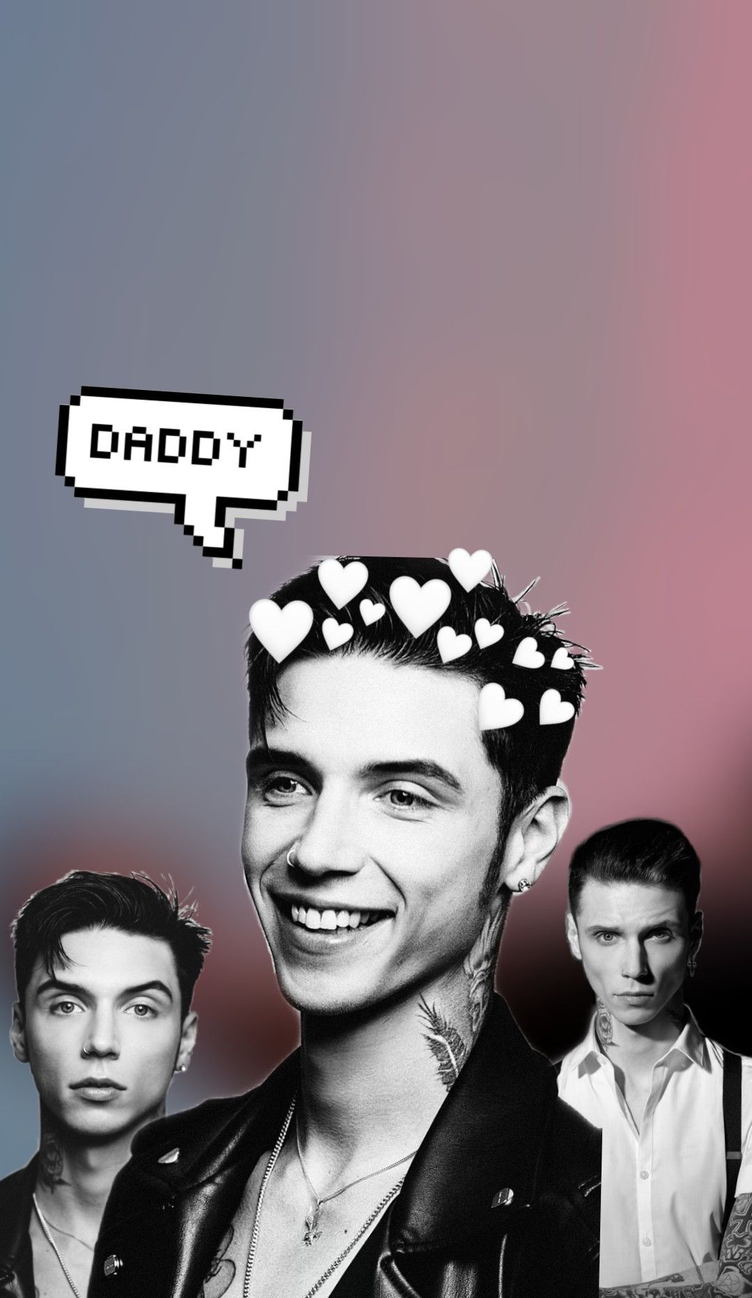Andy Biersack Wallpaper - Andy Black Smile , HD Wallpaper & Backgrounds