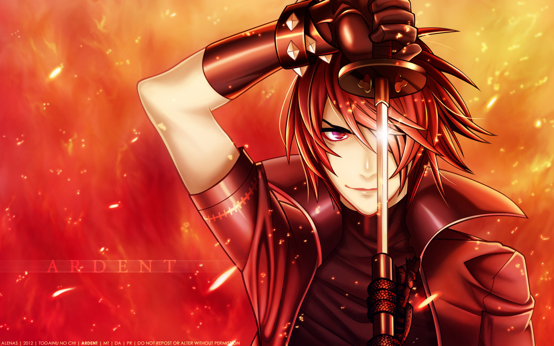 By Alenas Anime Boy With Red Hair 1714802 Hd Wallpaper Backgrounds Download