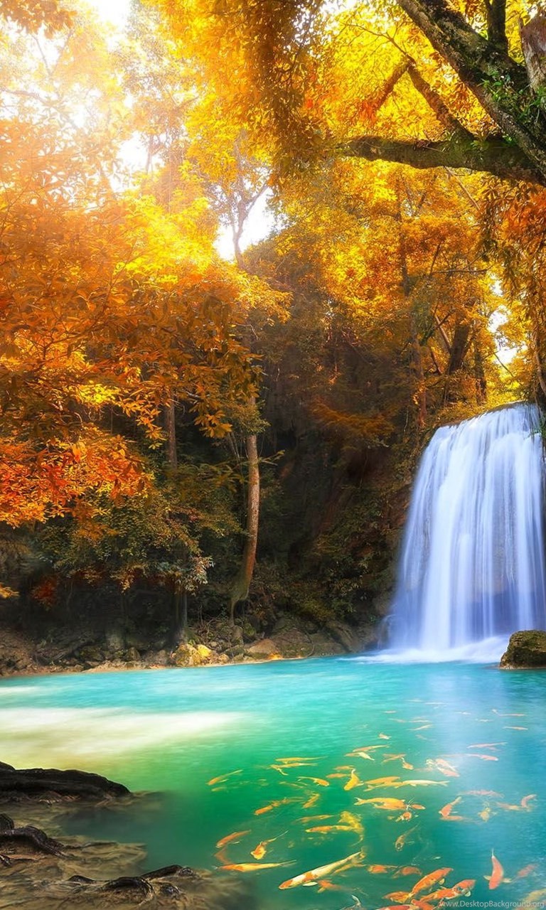 Hd Nature Wallpaper Download For Android - Cool Pictures Of Waterfalls , HD Wallpaper & Backgrounds
