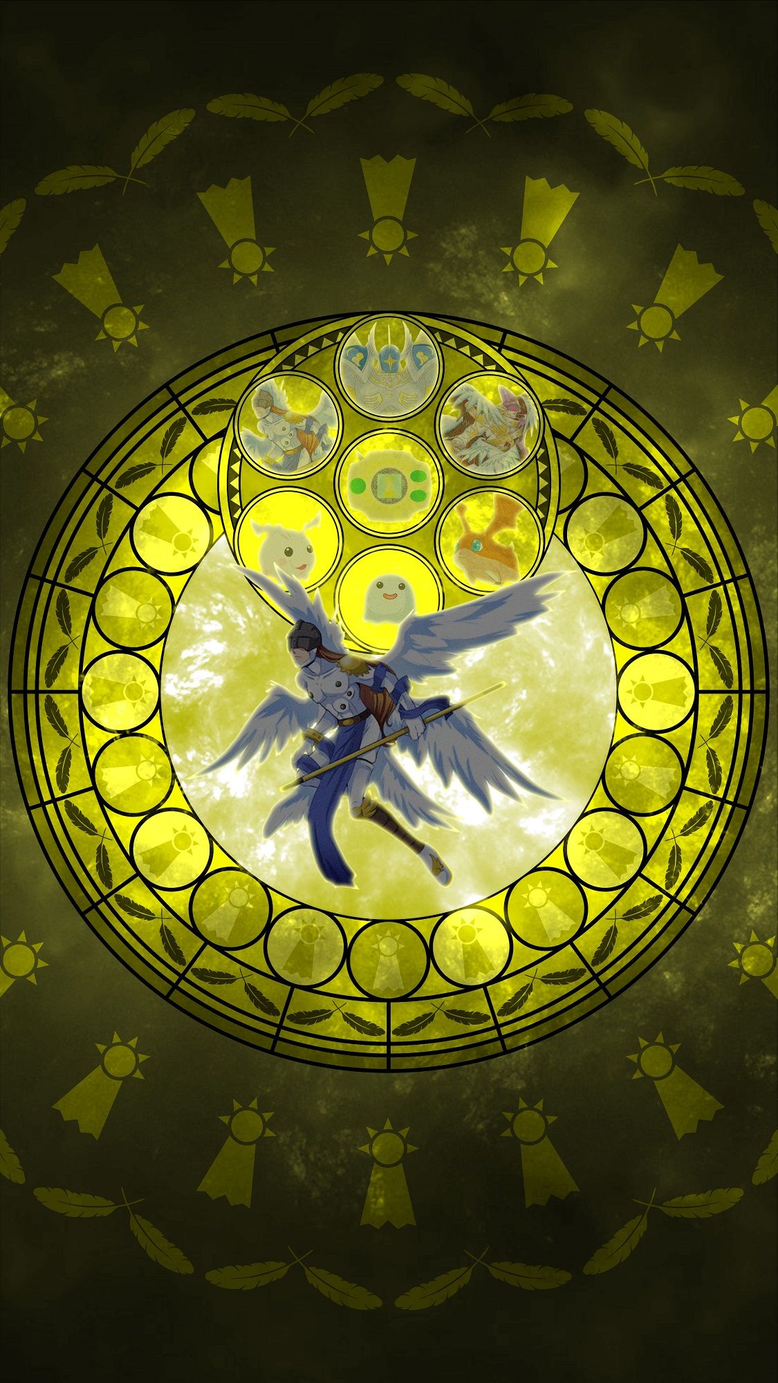 Angemon Evolution Line - Digimon Wallpaper Hope , HD Wallpaper & Backgrounds