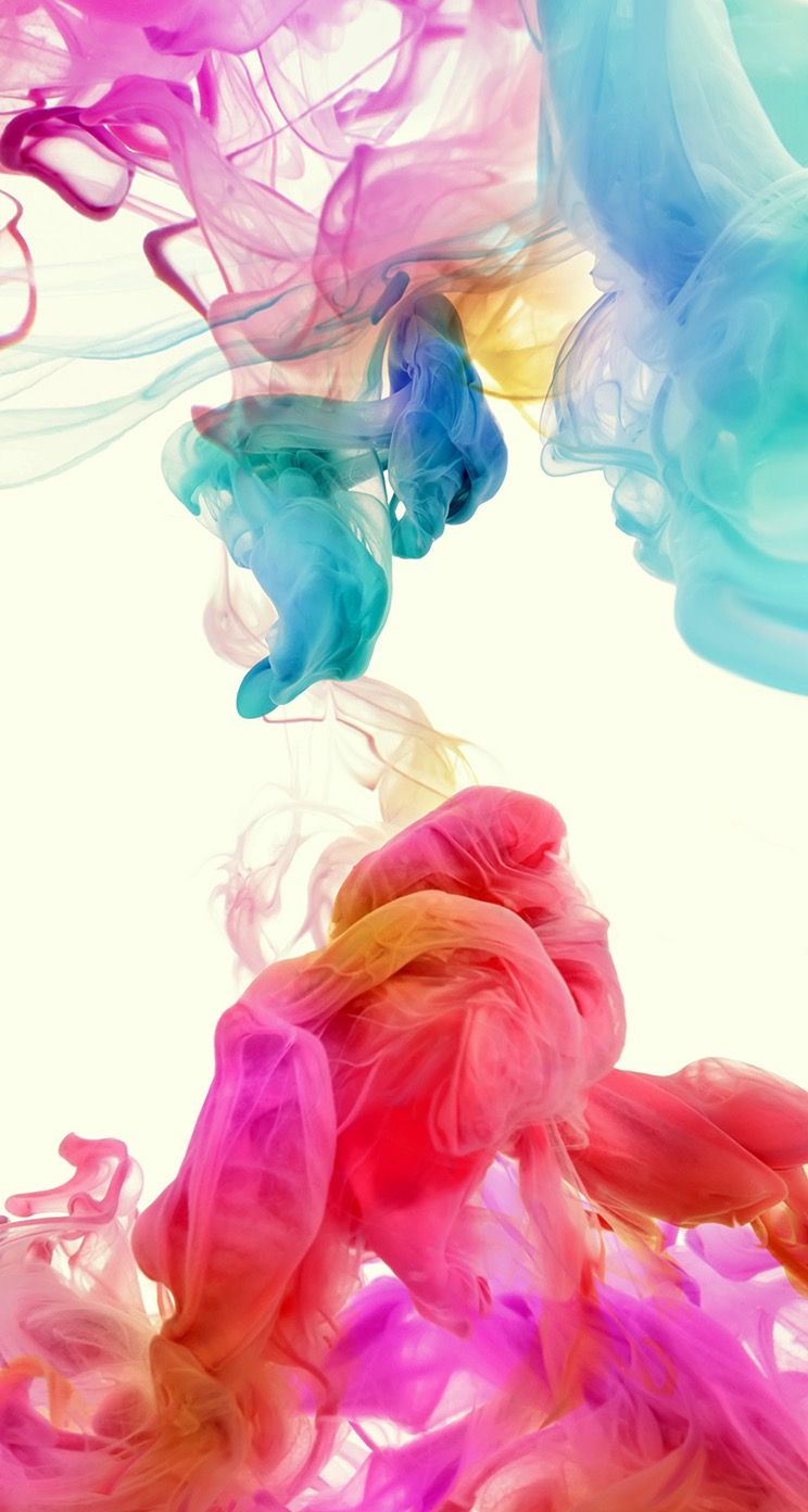 Abstract Сolorful Smoke Art 3d Hd Iphone 5 Wallpaper - Ink In Water , HD Wallpaper & Backgrounds
