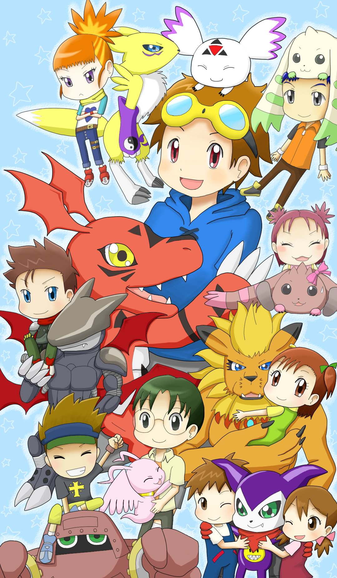 Image - Digimon Tamers All Characters , HD Wallpaper & Backgrounds