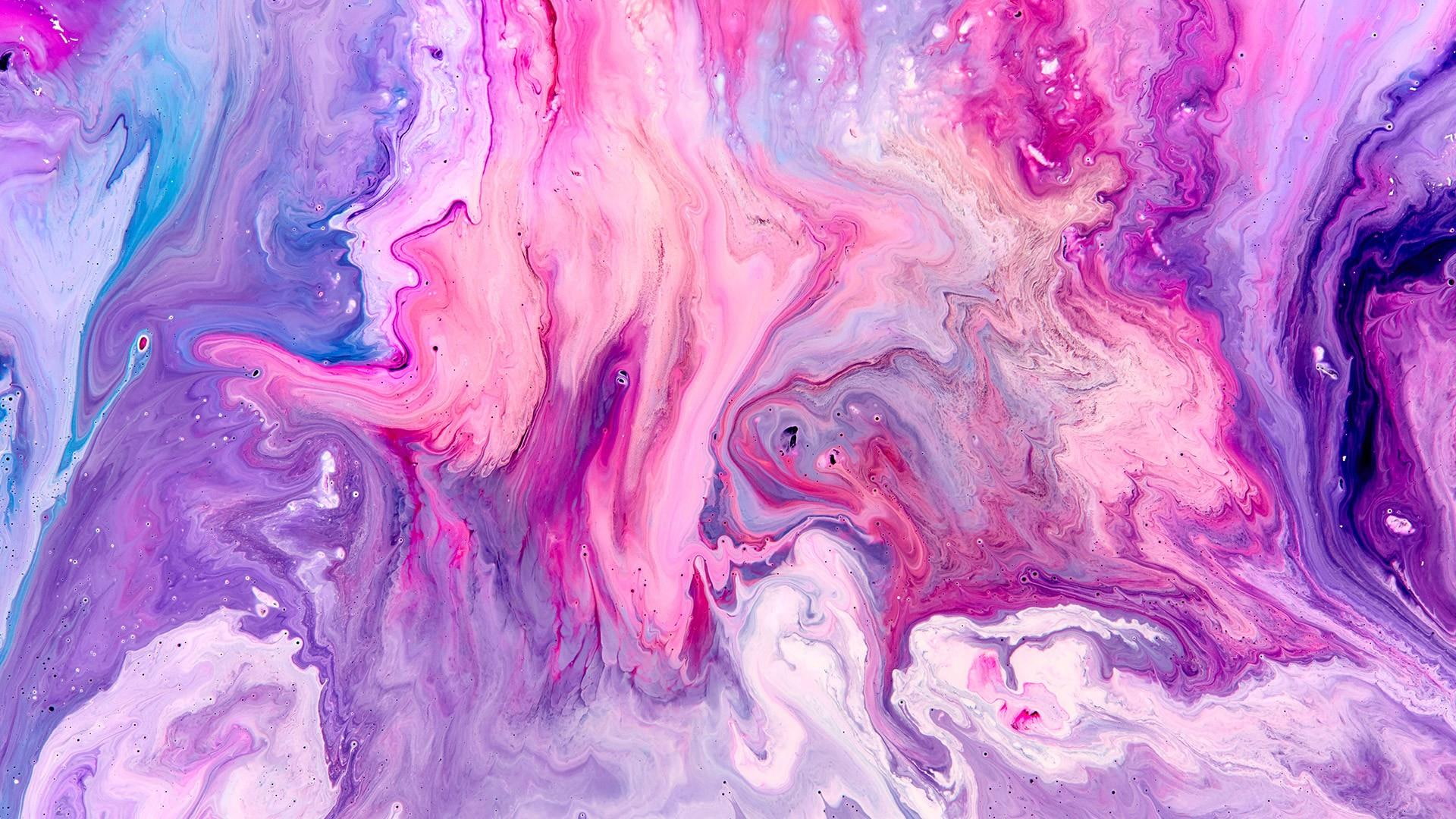 Painting, Colorful, Pink, Purple, Violet, Watercolor - Pink And Purple Marble , HD Wallpaper & Backgrounds